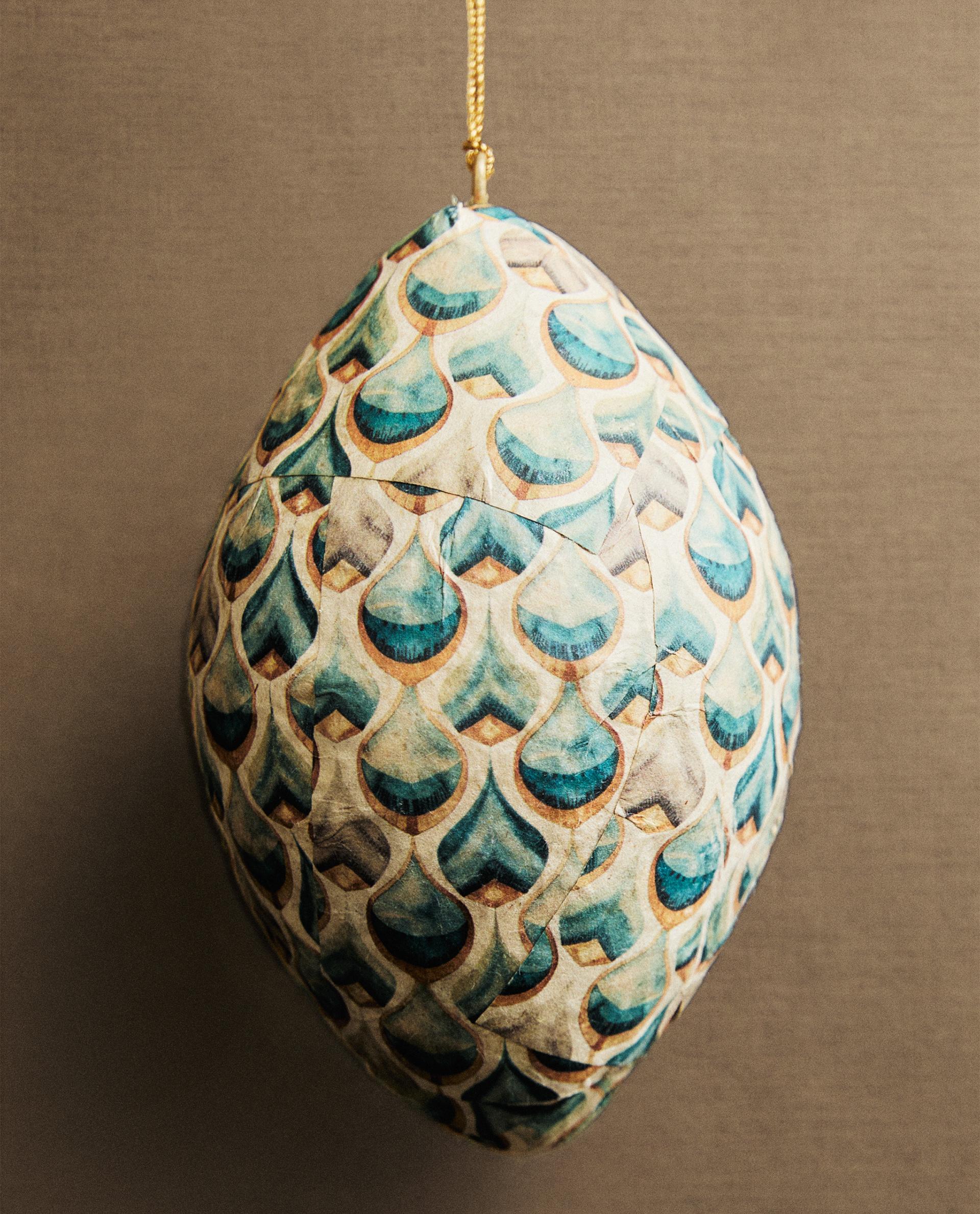 クリスマスツリー用ロング柄ボールオーナメント | Zara Home 日本/Japan