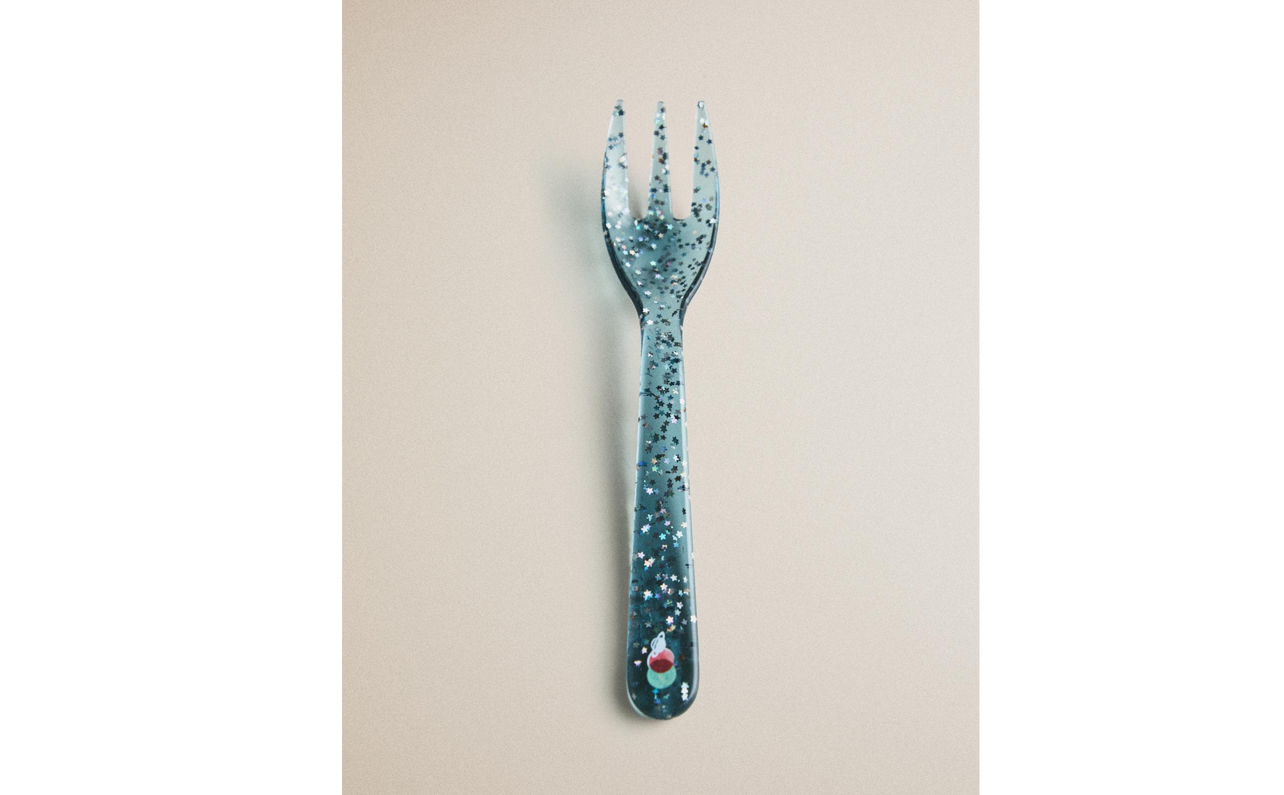 CHILDREN'S GLITTER TRITAN™ FORK WITH STARS product thumbnail 8