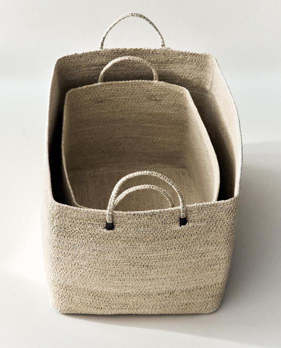 RECTANGULAR SEAGRASS BASKET
