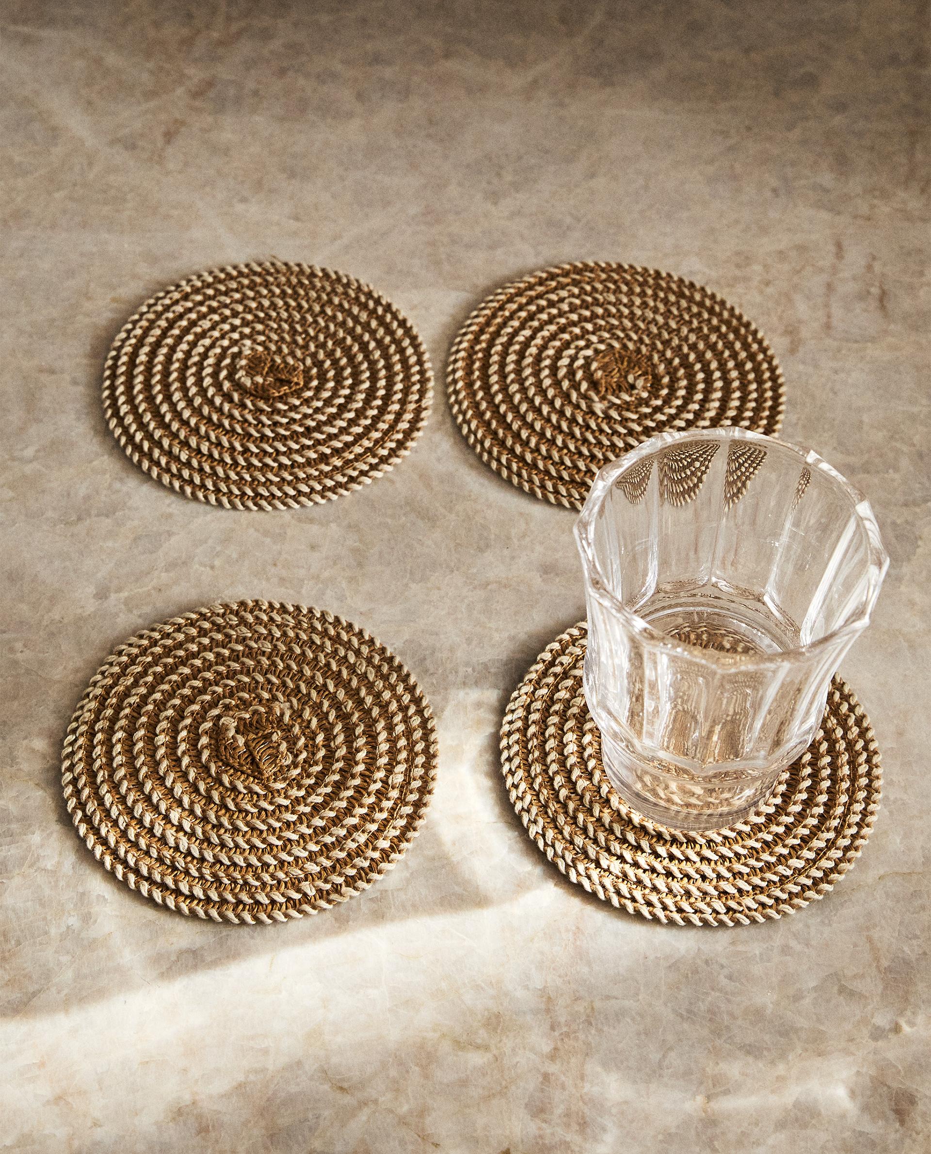 PACK OF PAPER COASTERS (PACK OF 4) PACK OF PAPER COASTERS (PACK OF 4)