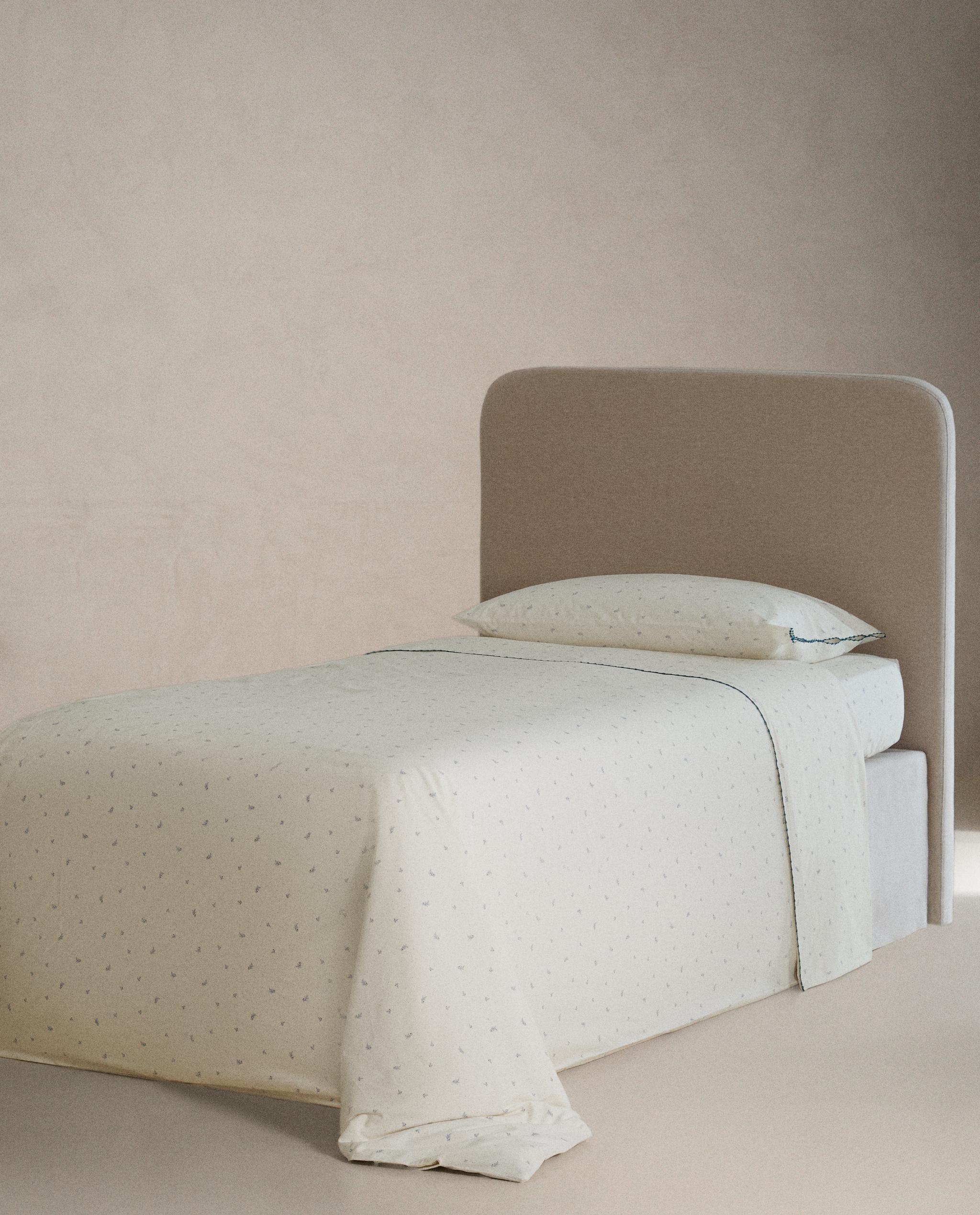 CHILDREN'S LEAF AND POLKA DOT COTTON DUVET COVER product thumbnail 4
