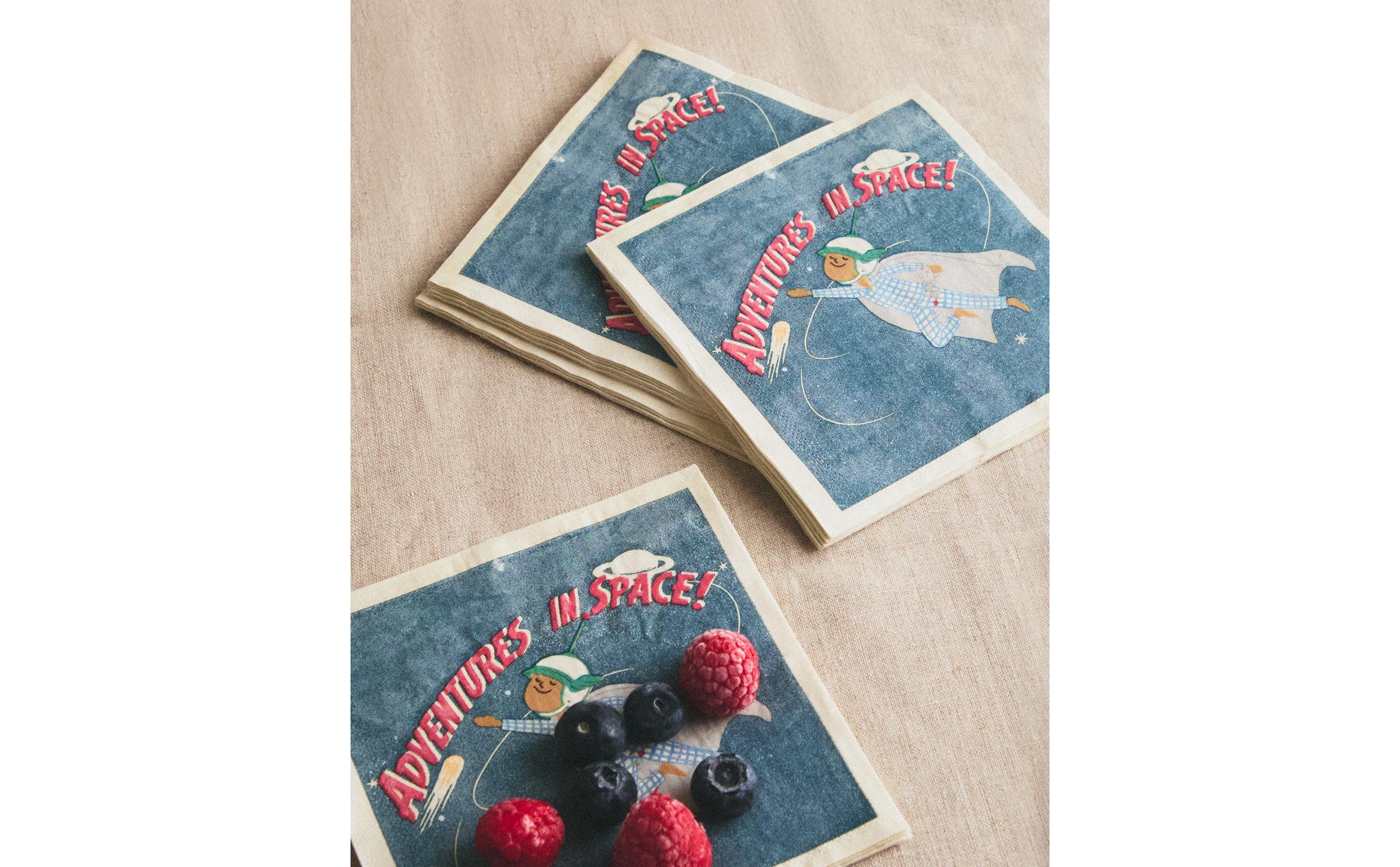 CHILDREN'S SPACE PAPER NAPKINS product thumbnail 9
