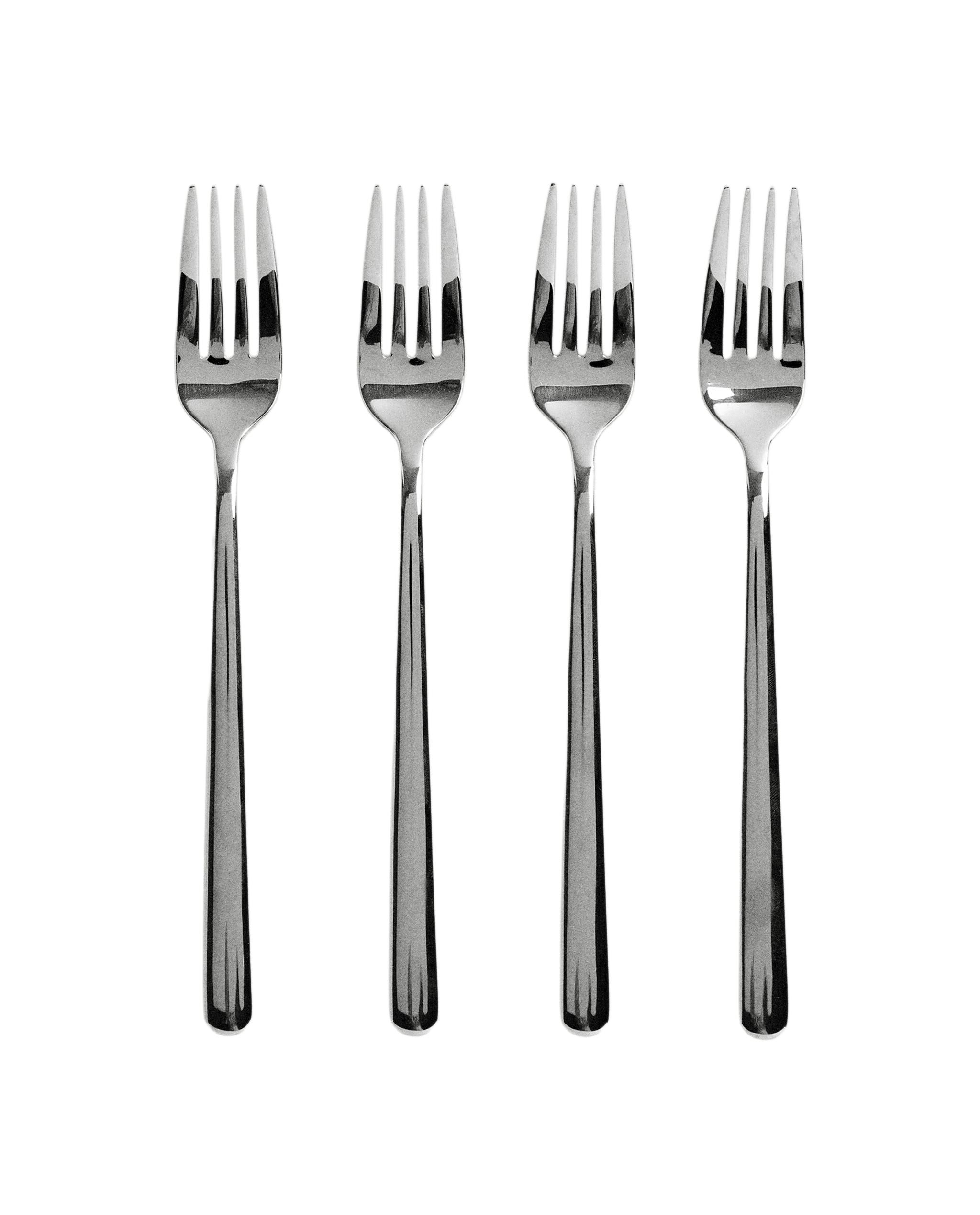 PACK OF SHINY STEEL FORKS (PACK OF 4) product thumbnail 9