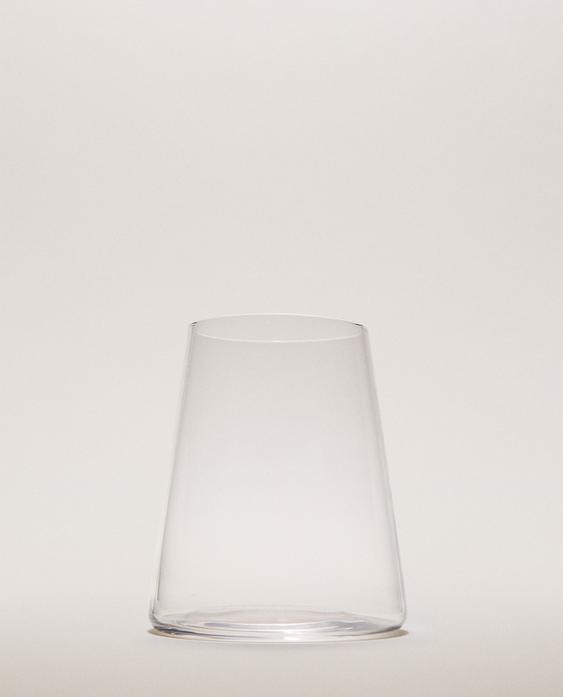 KEGELVORMIG KRISTALLOOK GLAS KEGELVORMIG KRISTALLOOK GLAS