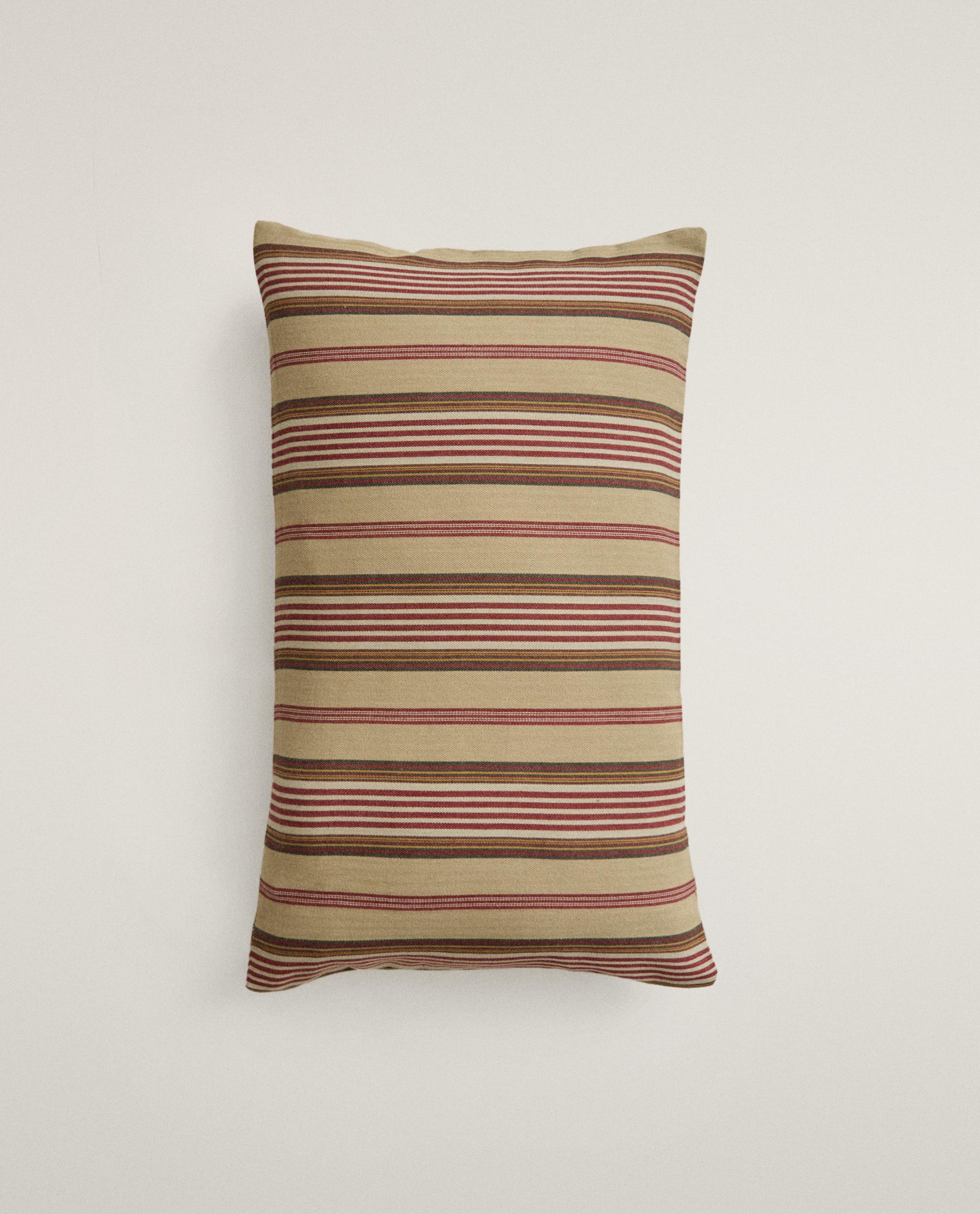 STRIPED TEXTURED COTTON CUSHION COVER | KATHARINE POLE product thumbnail 6