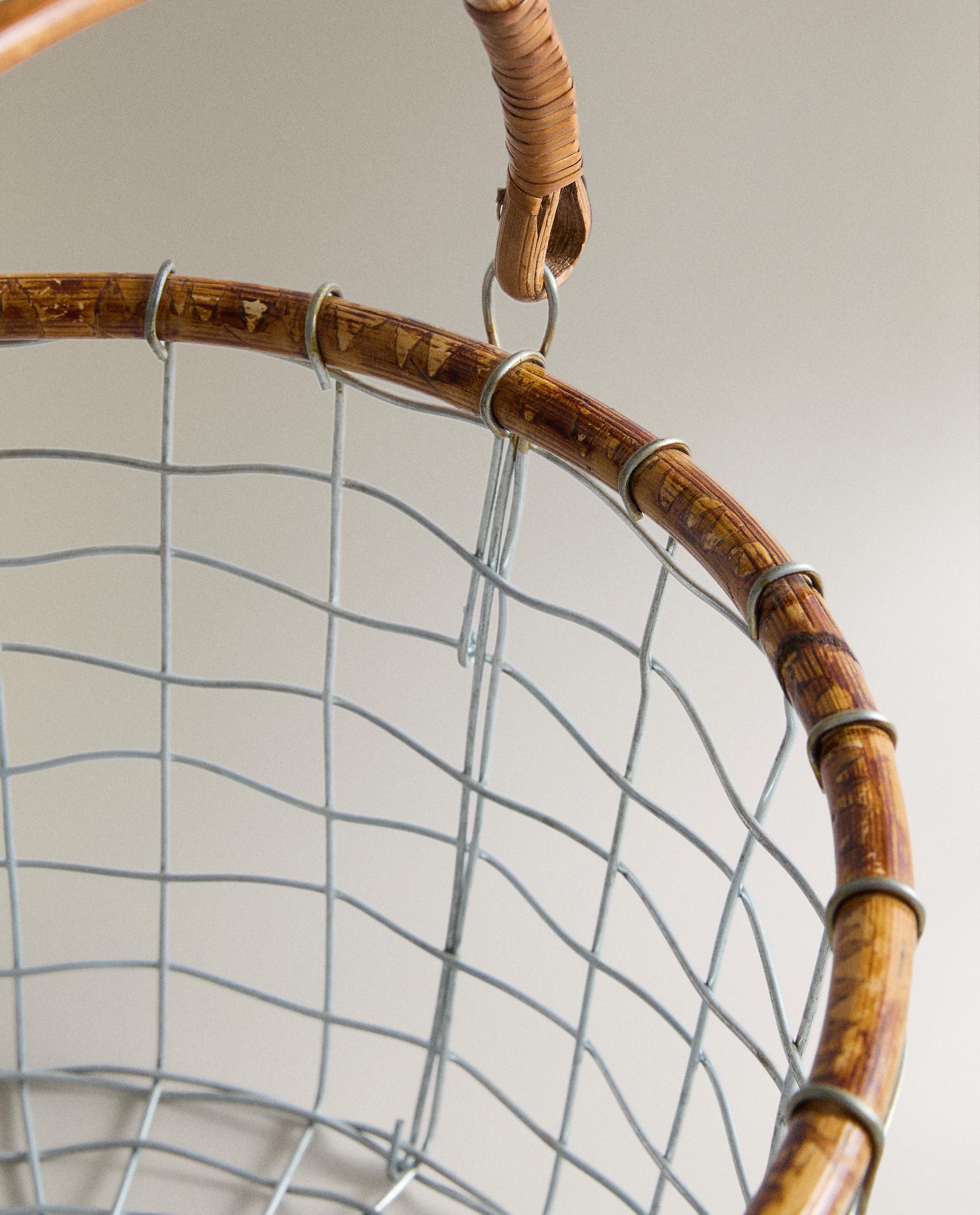 IRON AND RATTAN BASKET product thumbnail 6