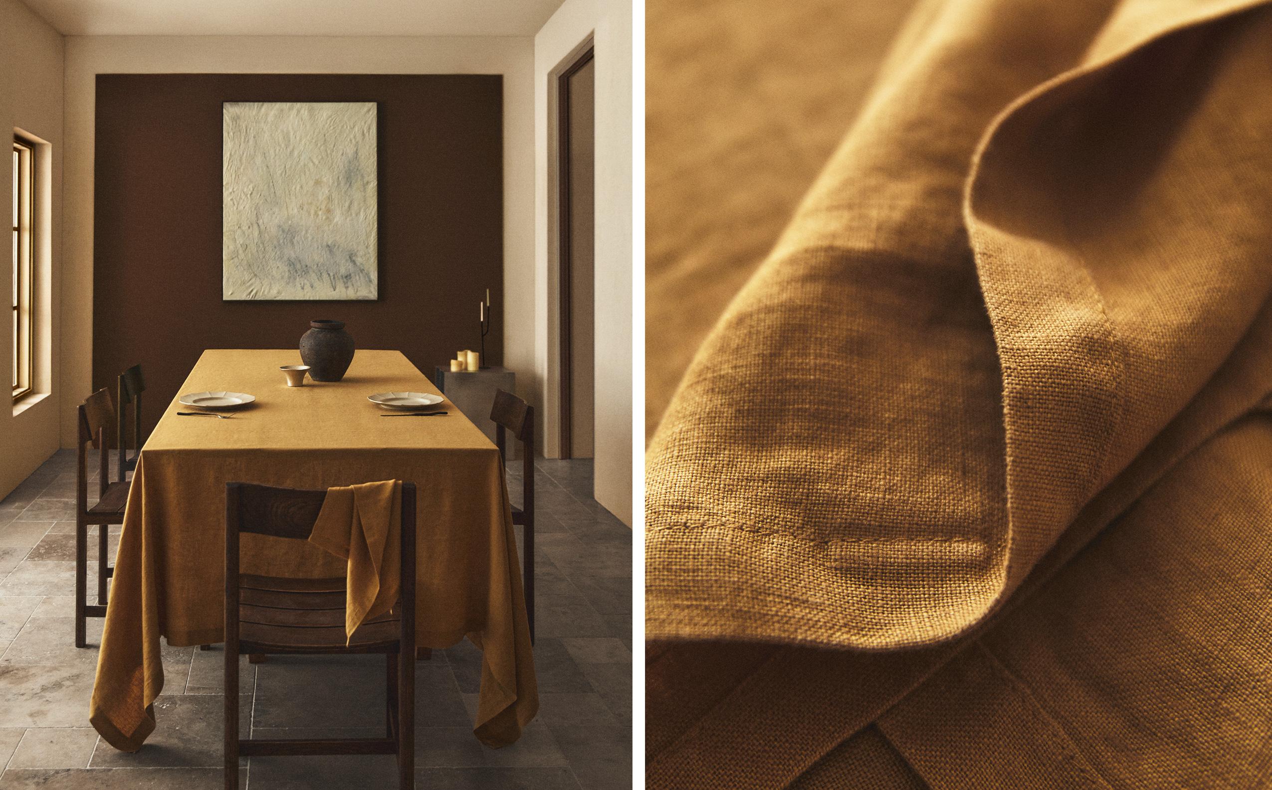 ザラホーム テーブルクロス　赤　170x250 ザラホーム テーブルクロス 赤 170x250 ホーム クリスマス