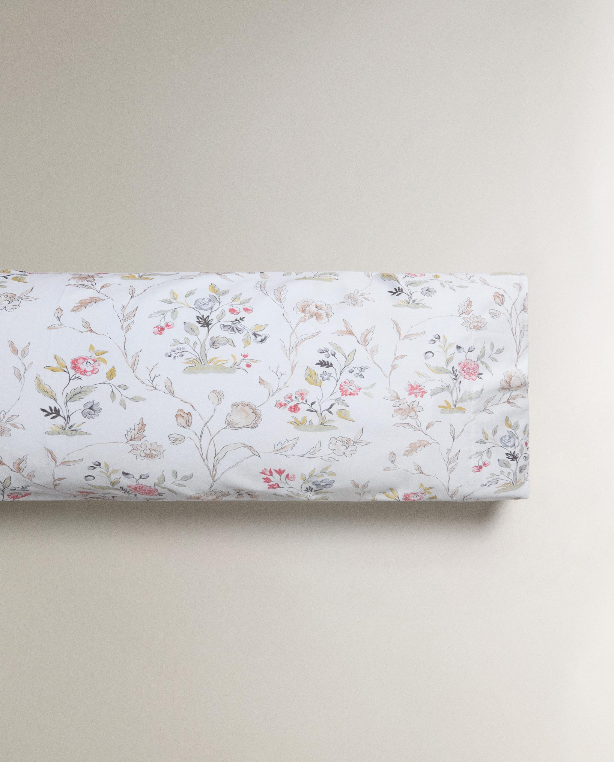 FLORAL SATEEN PILLOWCASE product thumbnail 4