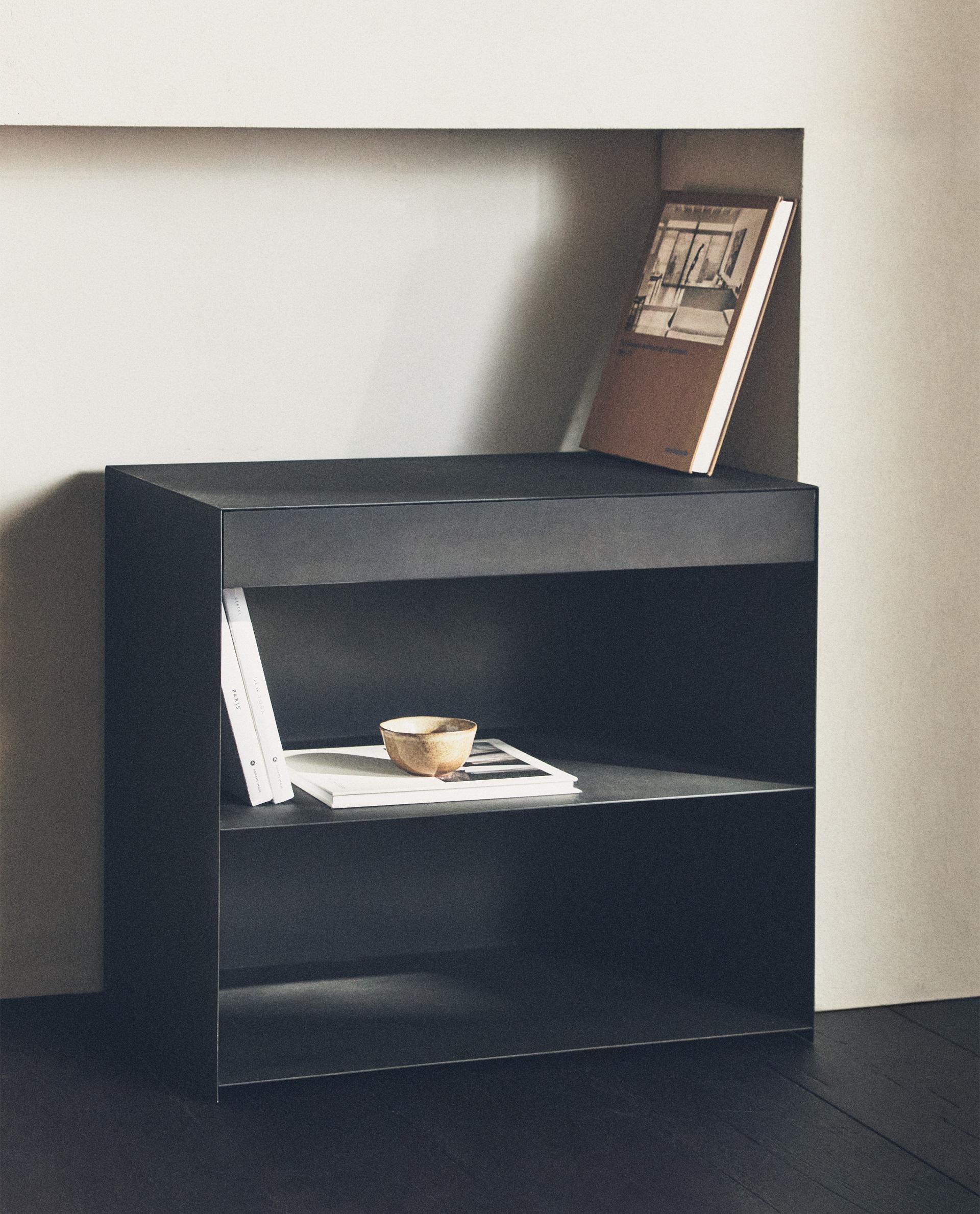 METAL BEDSIDE TABLE WITH DRAWER | Zara Home United States of America