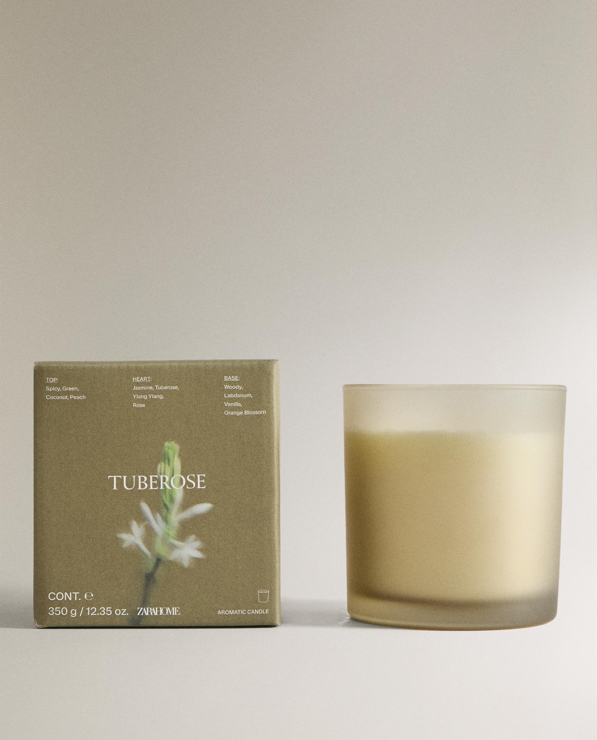 （350G）アロマティックキャンドル TUBEROSE