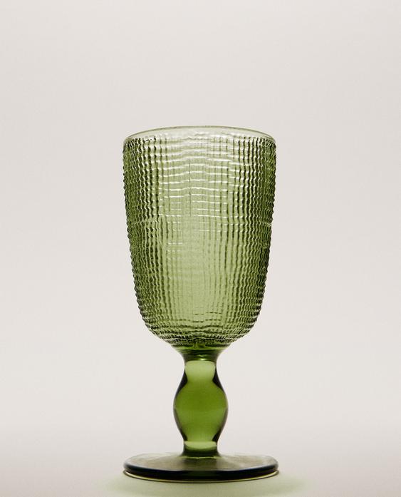 VERRE À PIED RELIEF