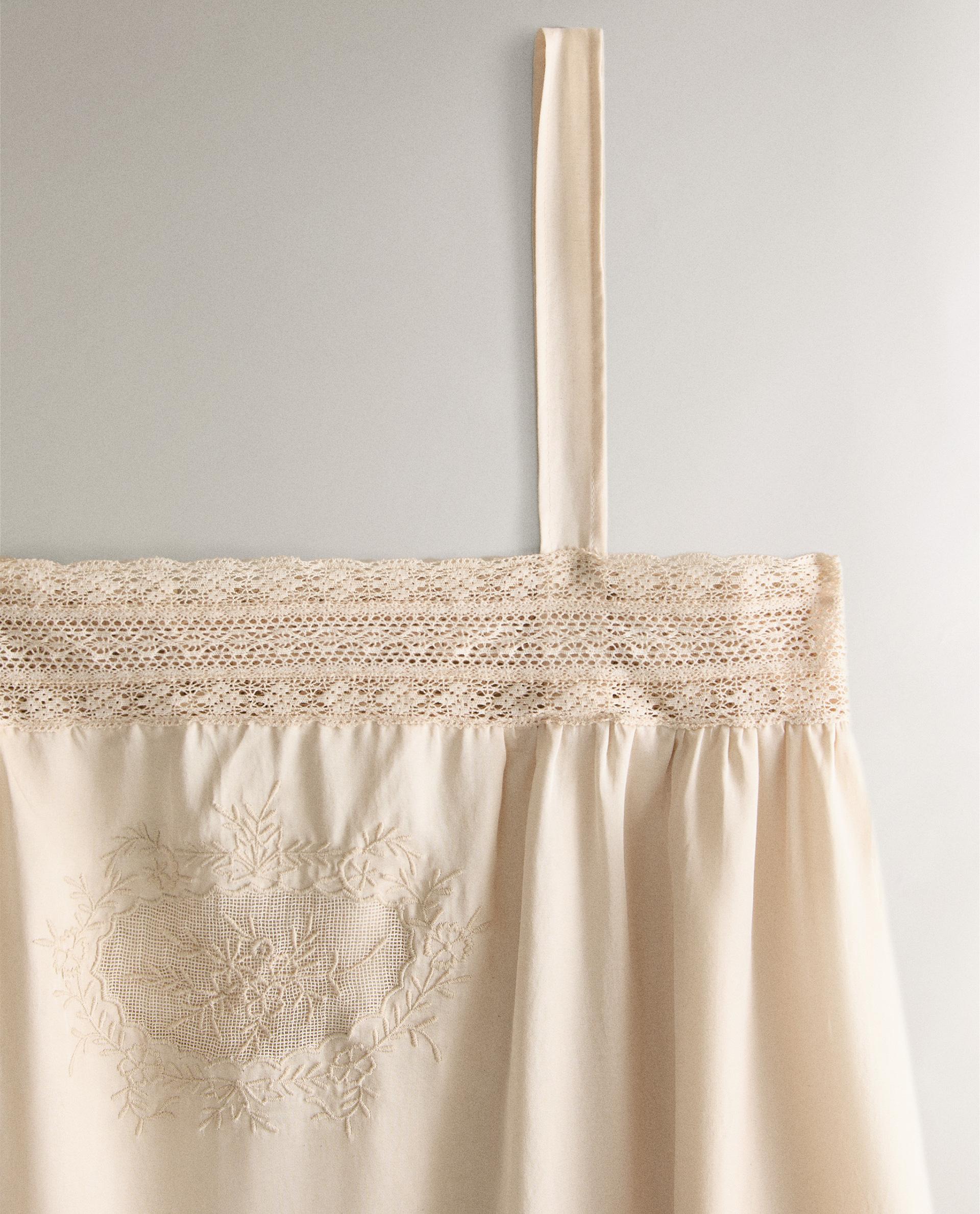 STRAPPY OPENWORK NIGHTDRESS