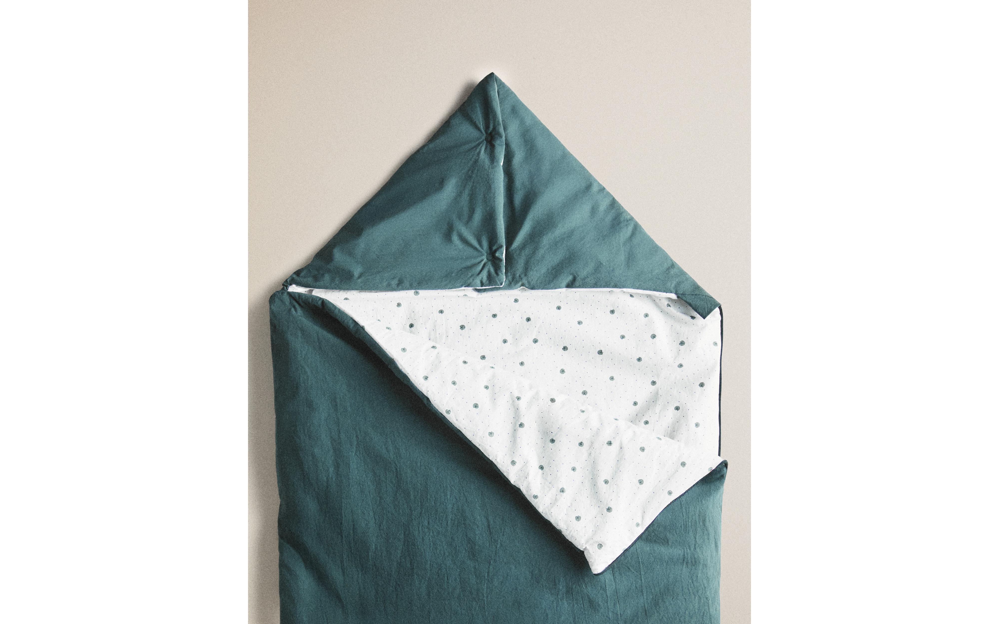LEAF PRINT COTTON CARRYCOT BABY WRAP product thumbnail 10