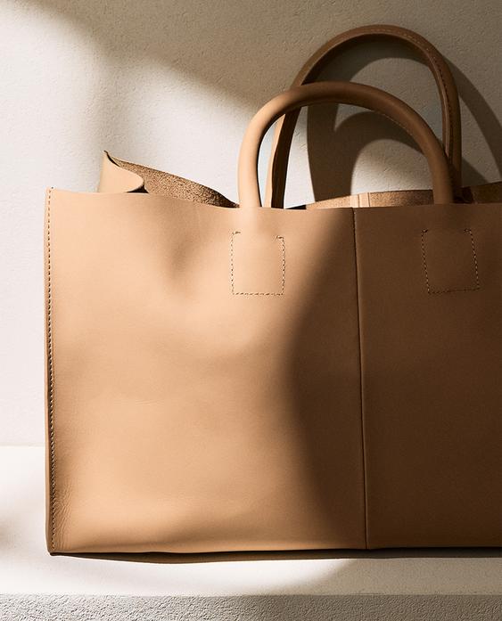 LEATHER TOTE BAG