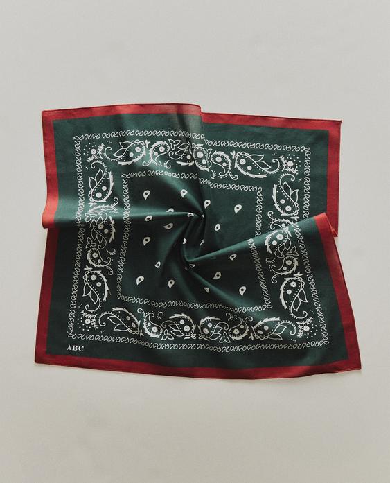 PAISLEY COTTON PET BANDANA
