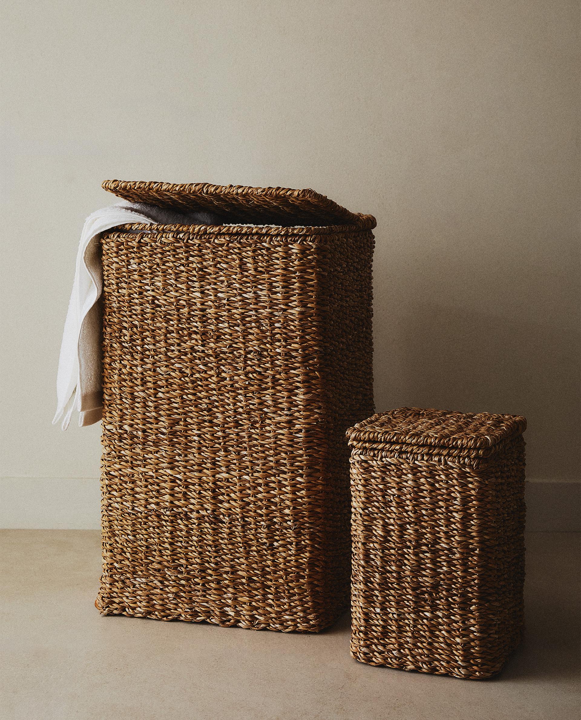 ランドリーバスケット 編み込み | Zara Home 日本/Japan