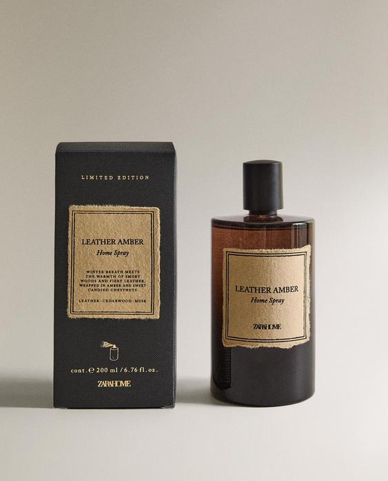 (200 مل) معطر هواء بخاخ برائحة LEATHER AMBER