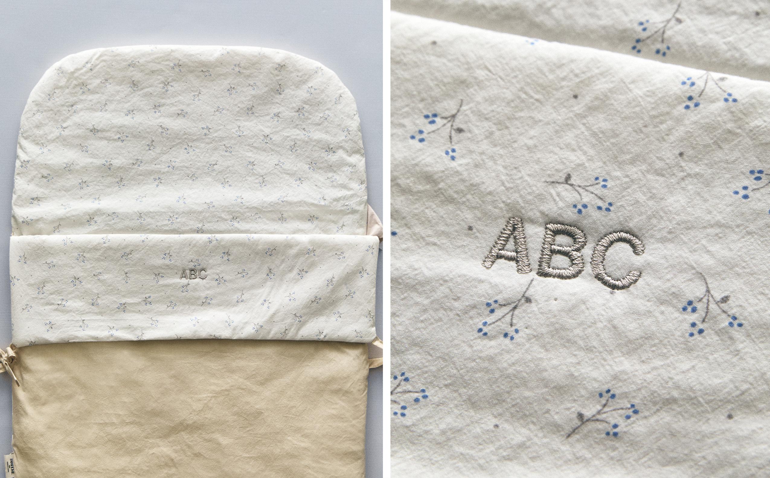 CHILDREN'S FLORAL CARRYCOT BABY WRAP