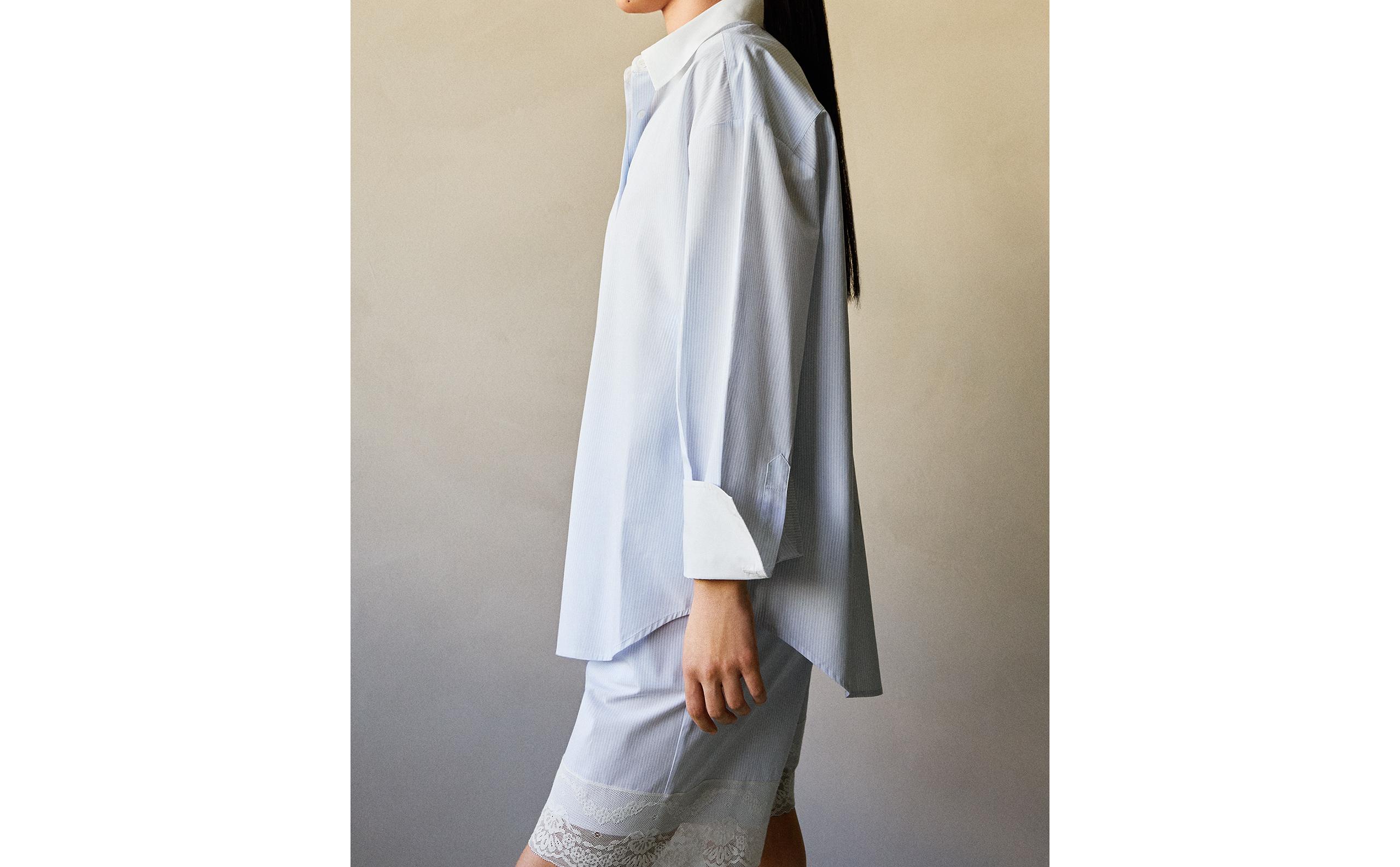 STRIPED SHIRT WITH COLLAR product thumbnail 10
