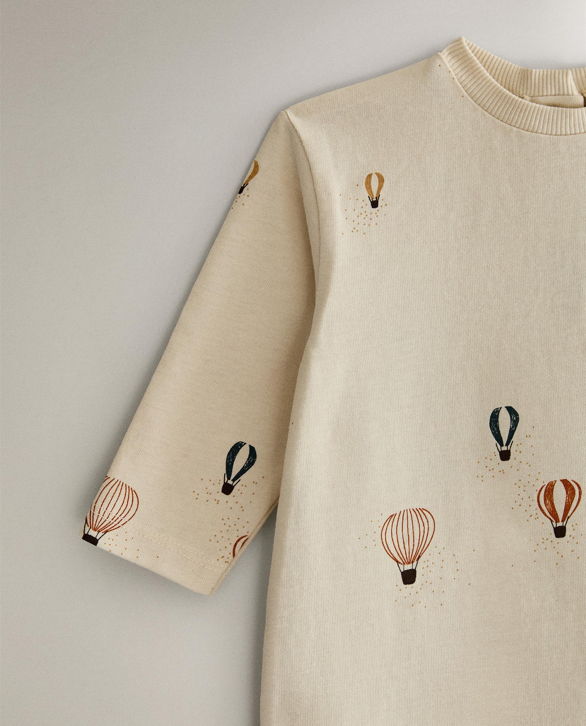BALLOON COTTON JERSEY BABY ROMPER product thumbnail 6