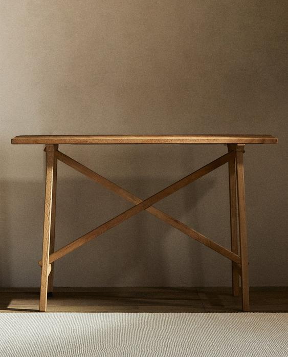 RECYCLED WOOD CONSOLE TABLE