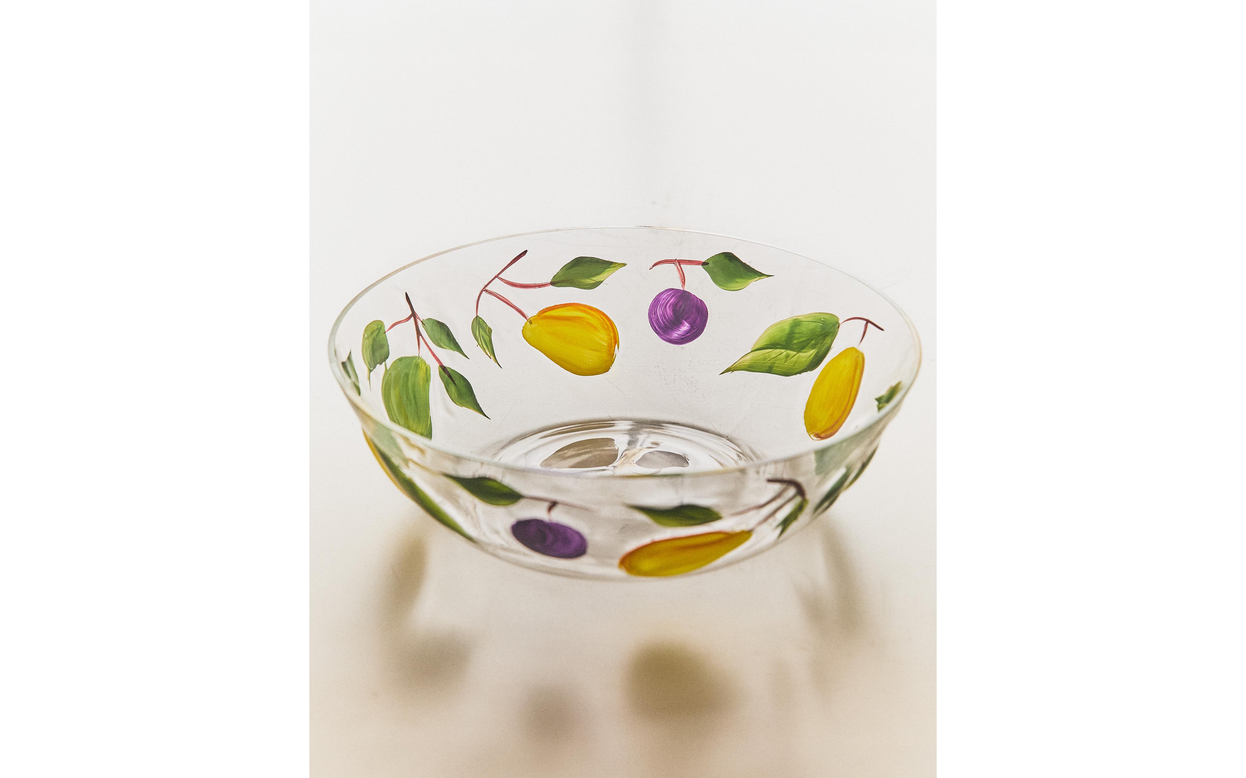 FRUIT GLASS SALAD BOWL
