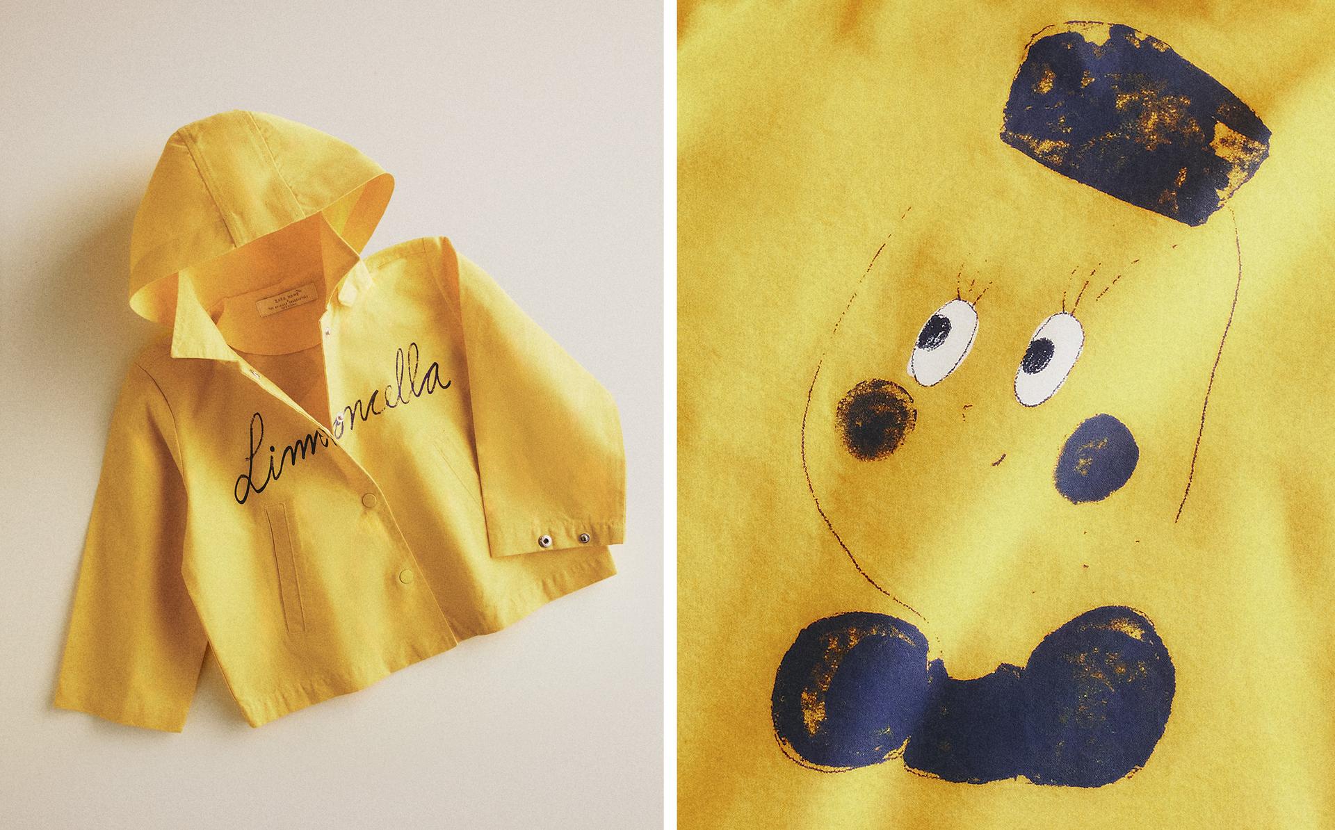 KIDS' WAXED LIMONCELLA X THE ANIMALS OBSERVATORY JACKET KIDS' WAXED LIMONCELLA X THE ANIMALS OBSERVATORY JACKET