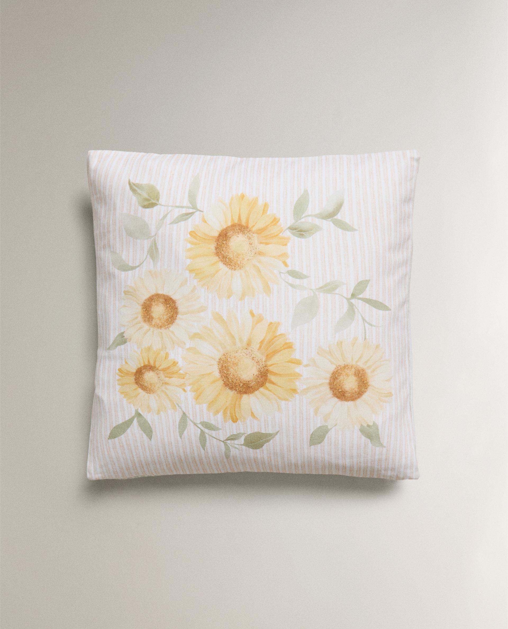 Sunflower patio pillows sale