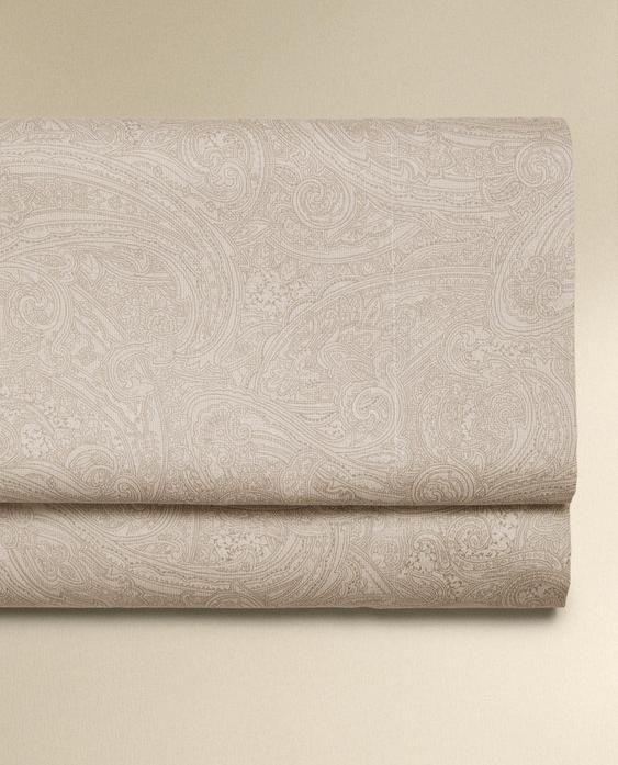 شرشف علوي ساتان بطبعة بيزلي شرشف علوي ساتان بطبعة بيزلي