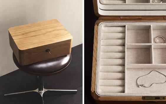 JOYERO MADERA ESPEJO