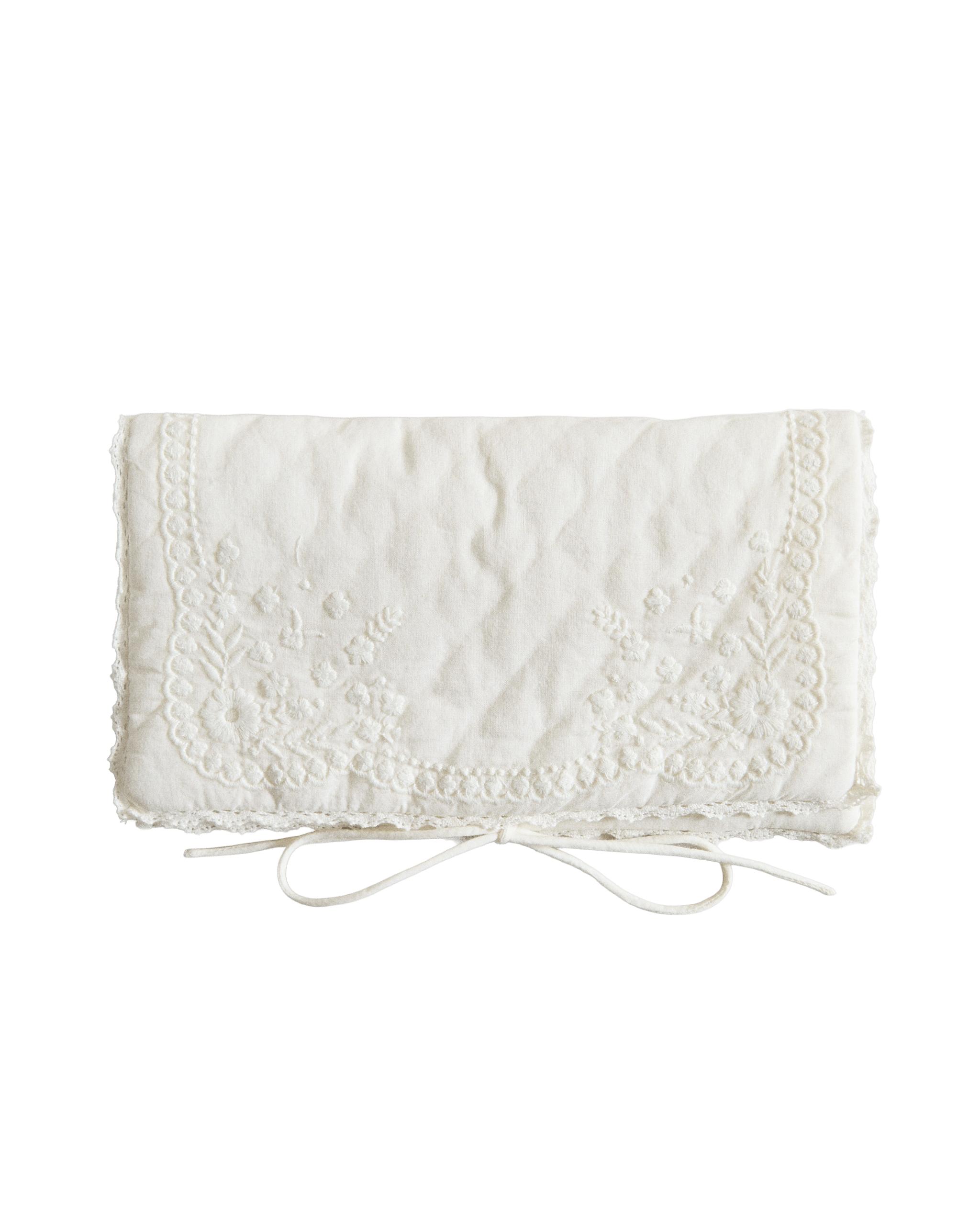EMBROIDERED COTTON EYE MASK AND BAG SET product thumbnail 6