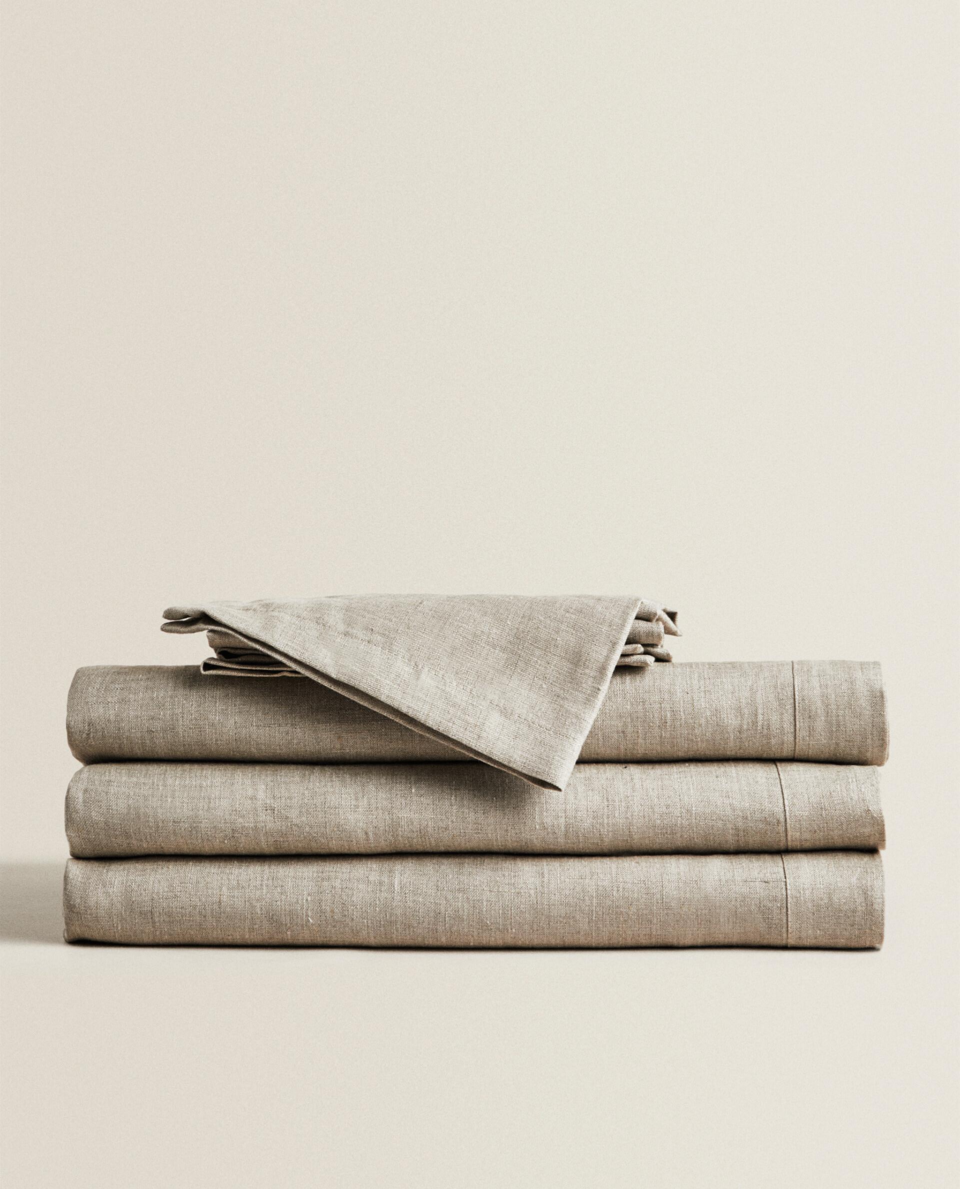 PLAIN-COLOURED LINEN TABLECLOTH product thumbnail 14