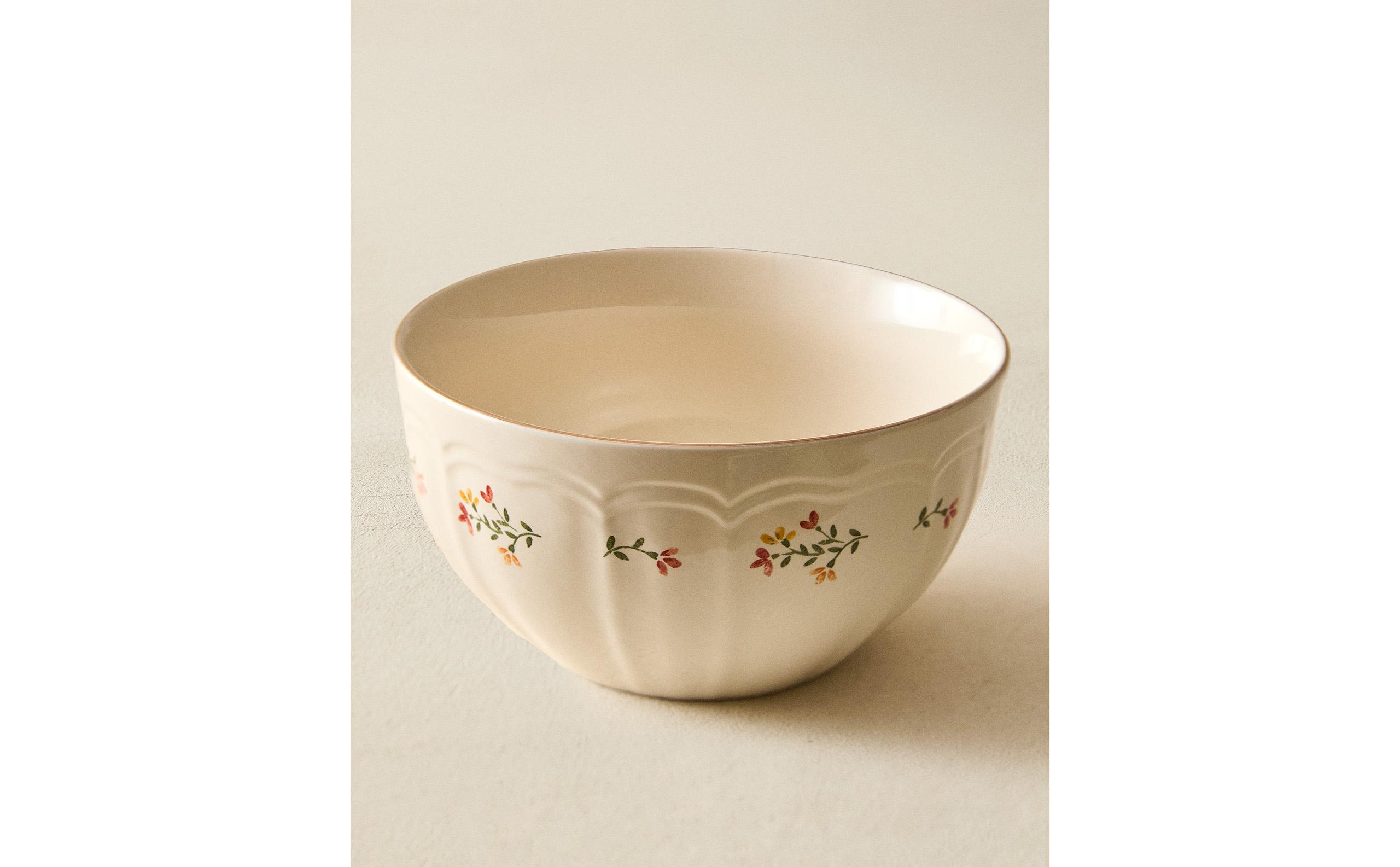 FLORAL PORCELAIN BOWL product thumbnail 2