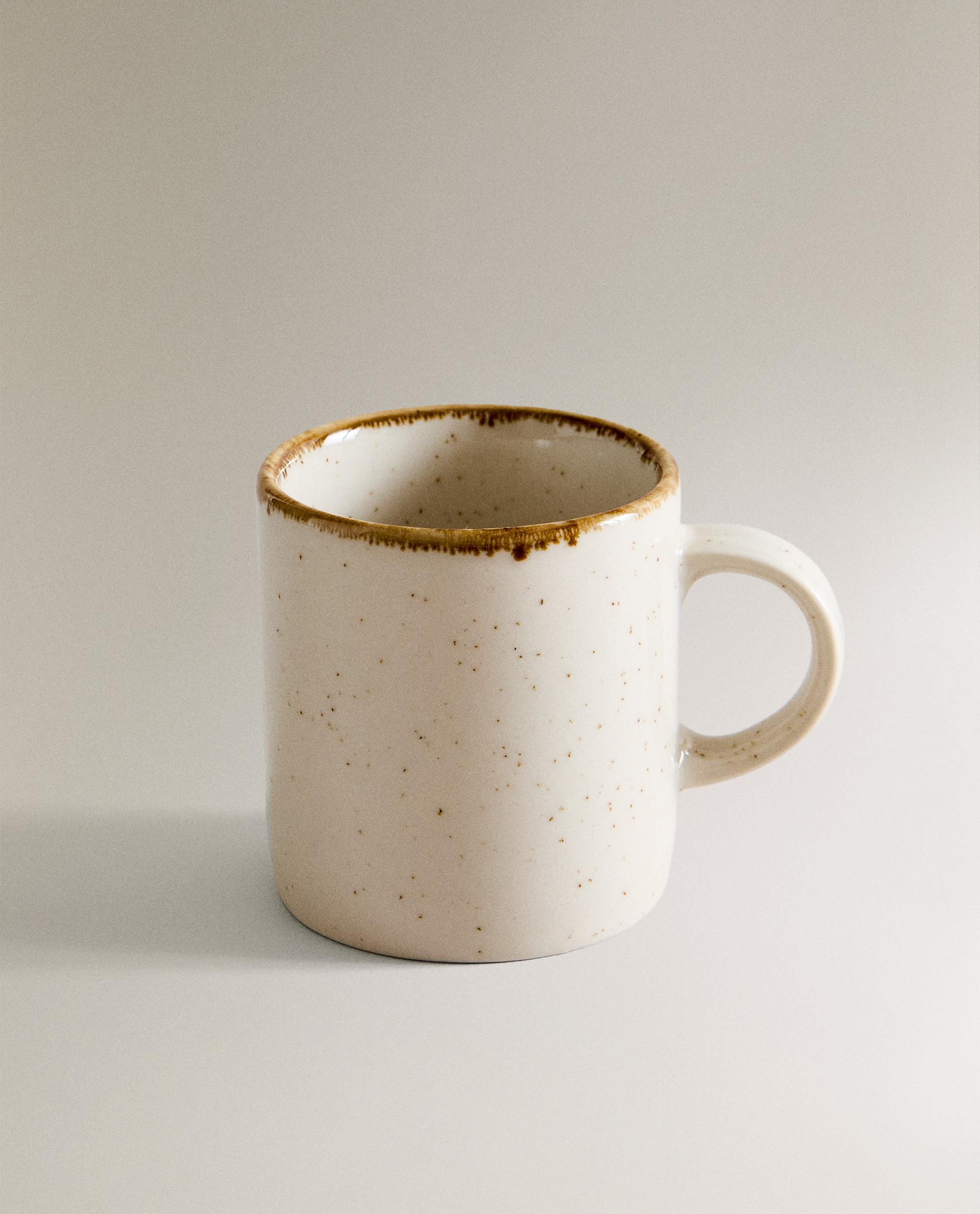 TAZA PORCELANA FILO ENVEJECIDO