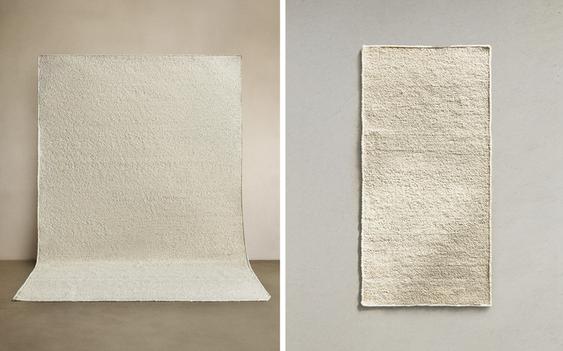 ウール ウェーブ ラグマット