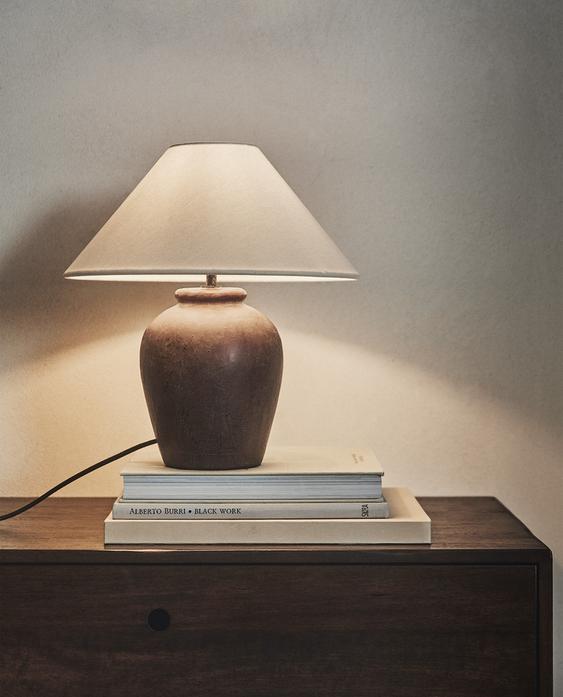 LAMPE DE TABLE PETITE BASE CÉRAMIQUE