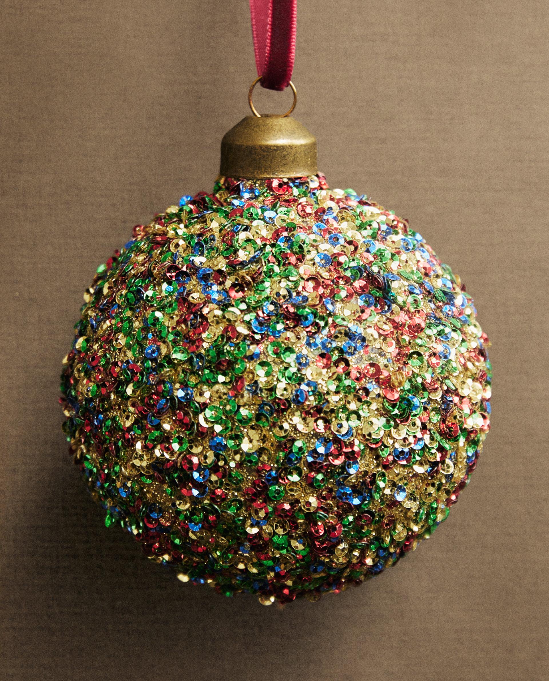 ベルベットボール クリスマスツリーオーナメント（20個セット） | Zara