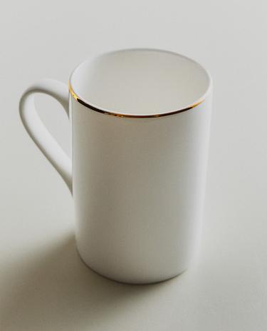 CANECA BONE CHINA FIO