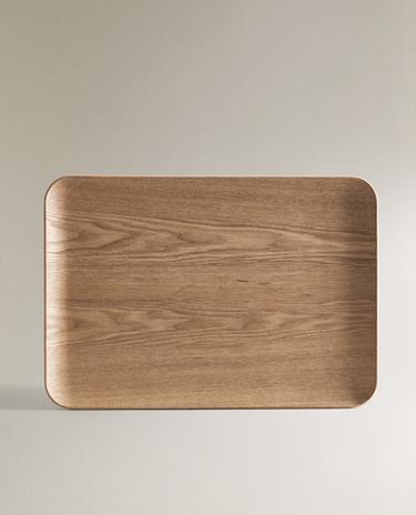 RECTANGULAR WOODEN TRAY
