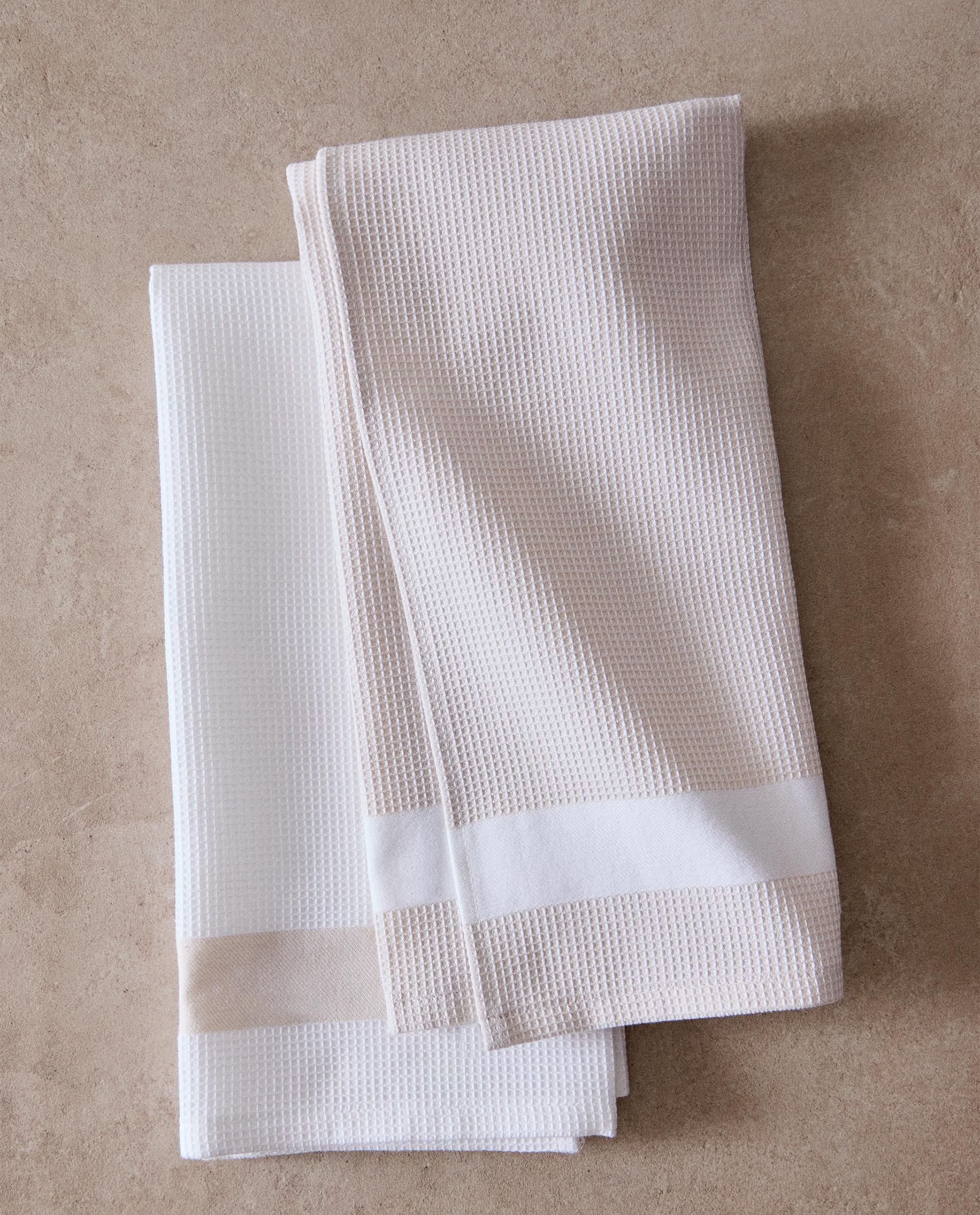 Waffle Weave Crate And Barrel Towels Kitchen 12 Pack Multicolor