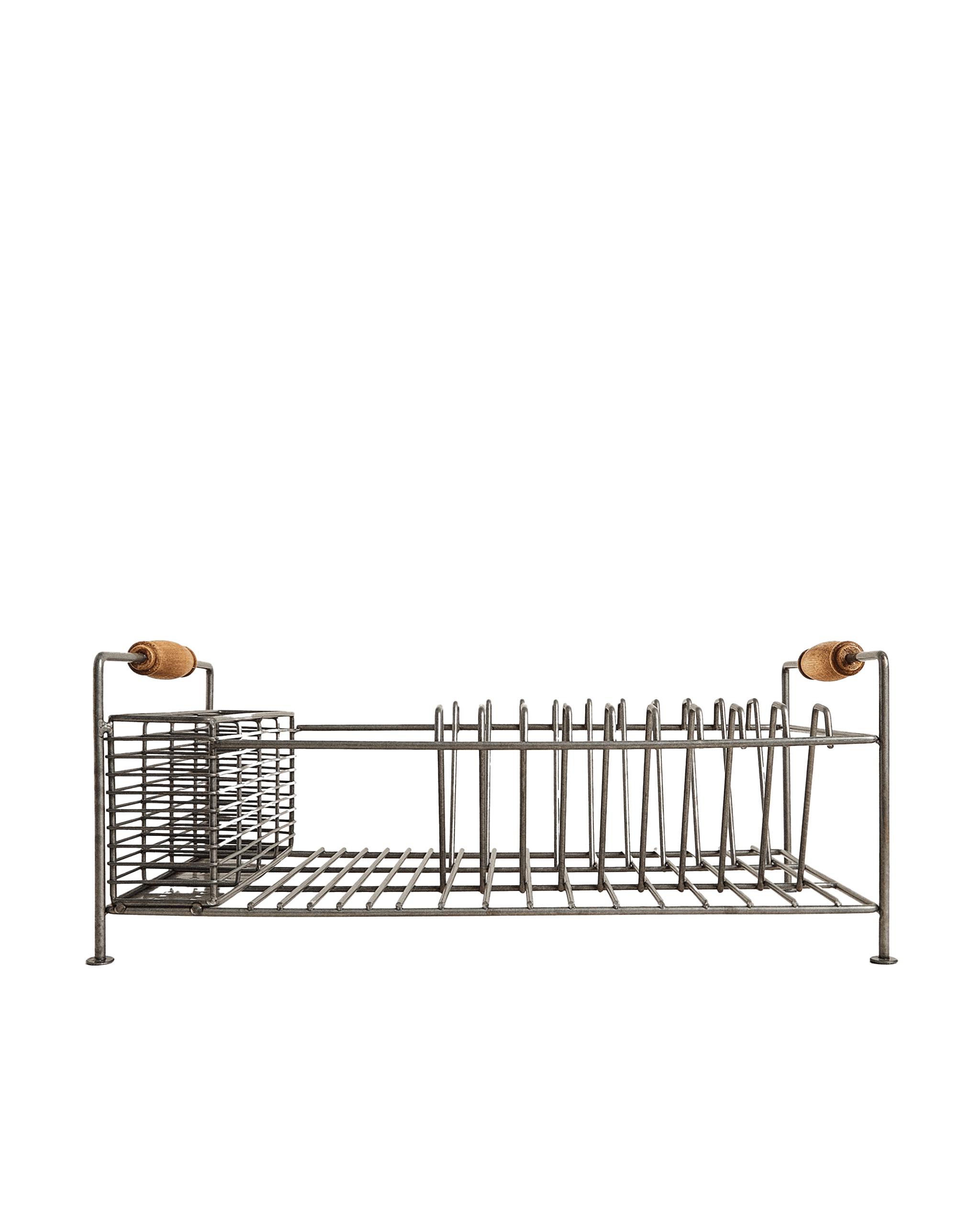 IRON AND ACACIA WOOD DISH DRAINER product thumbnail 7