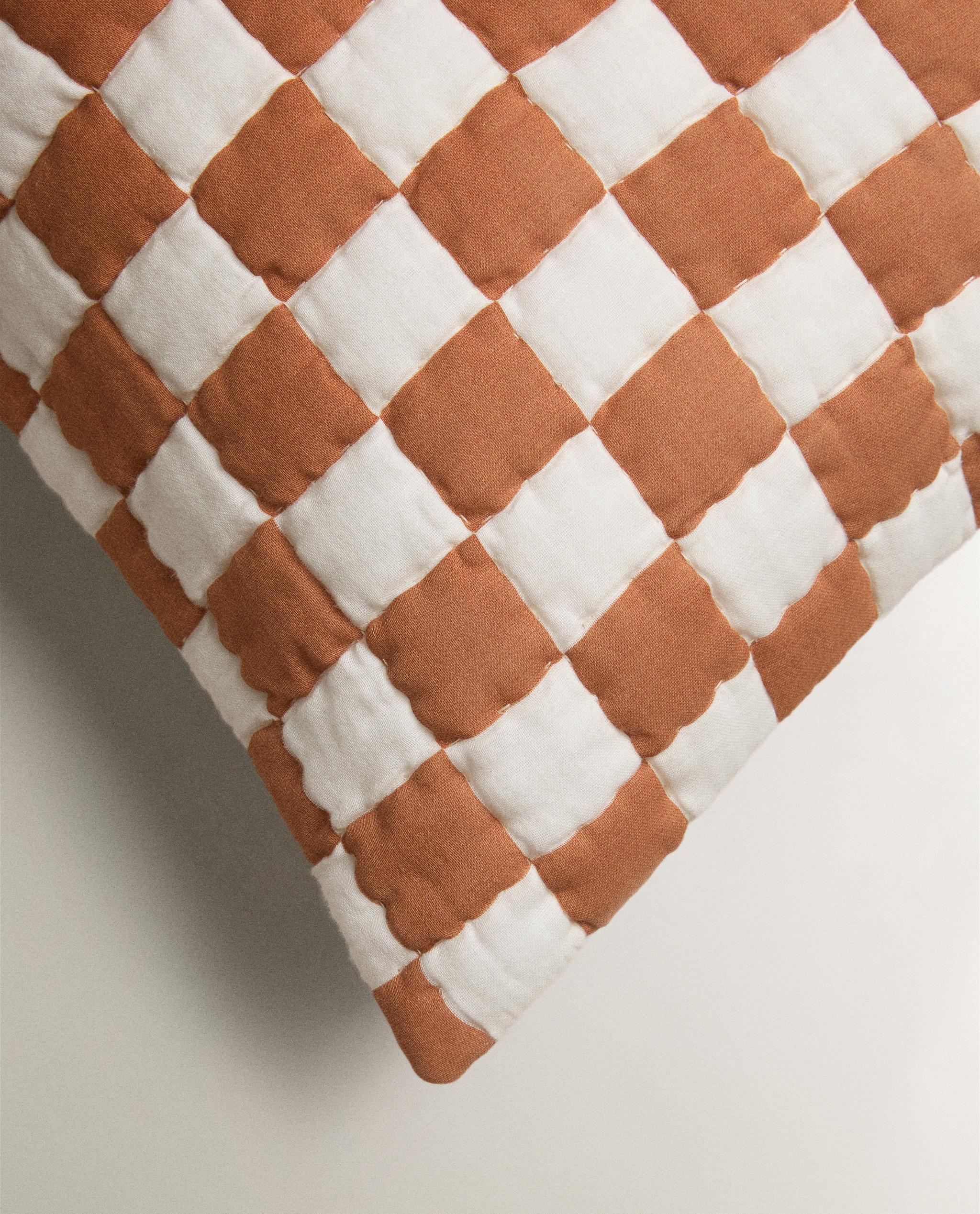 CHECK COTTON CUSHION COVER product thumbnail 9