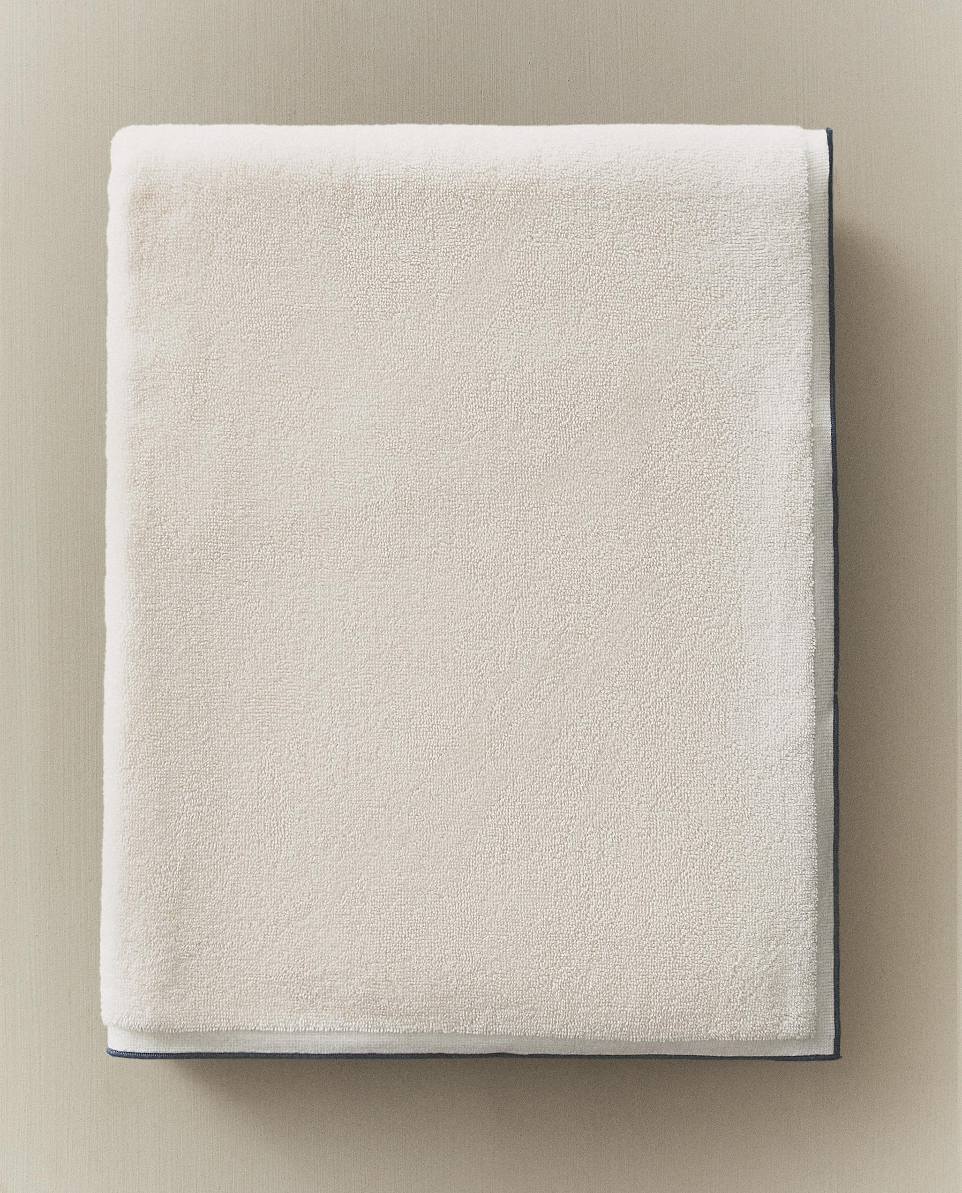 TOALLA BAÑO PESPUNTE COLOR TOALLA BAÑO PESPUNTE COLOR