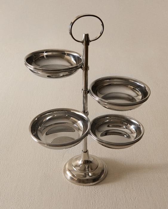 حامل وعاء ستيل عمودي