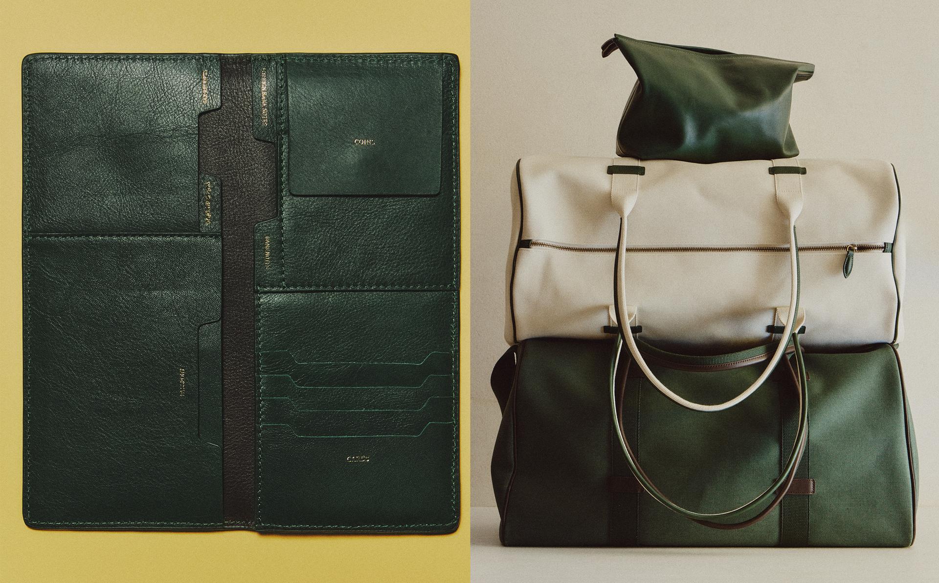 BAG, WASH BAG AND TRAVEL ORGANISER WALLET