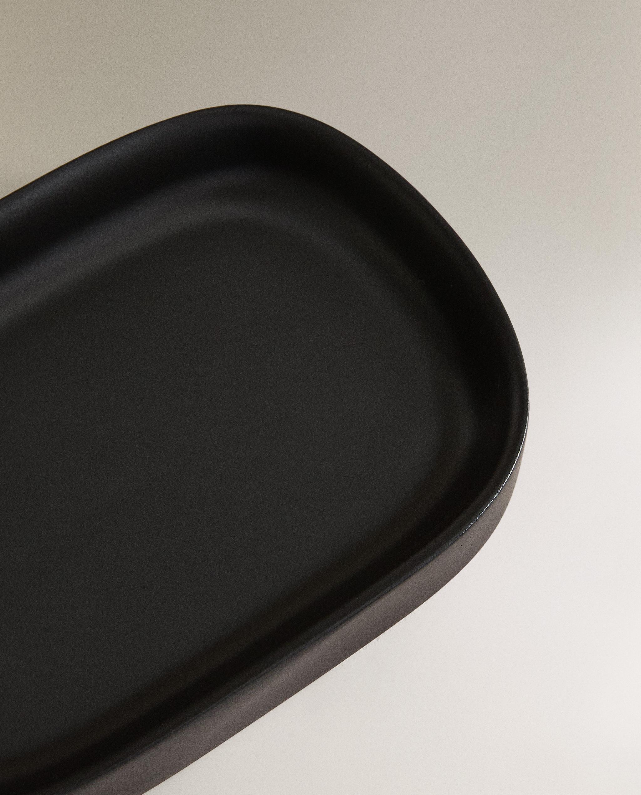 BLACK RESIN SOAP DISH product thumbnail 3