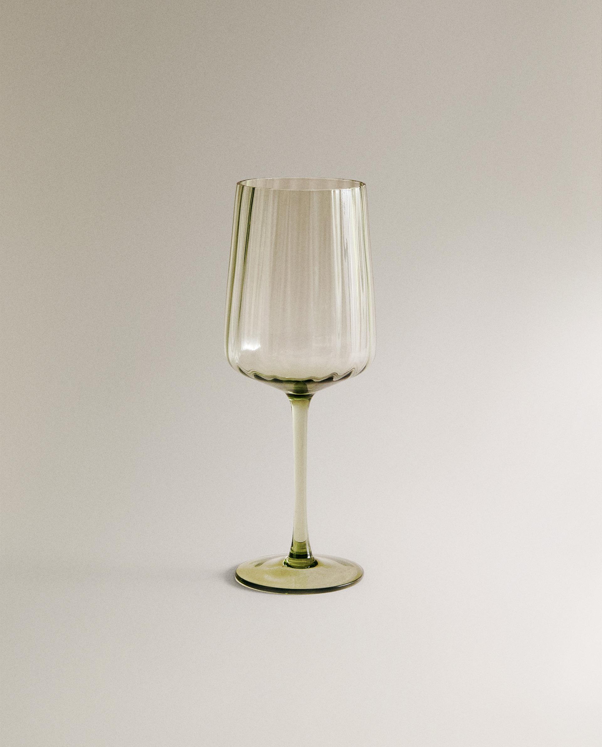 VERRE À VIN RECYCLABLE LIGNES