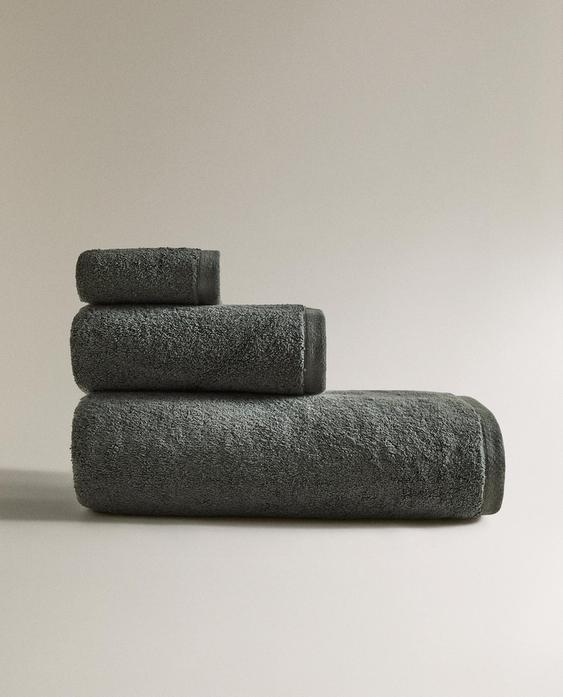 SERVIETTE DE BAIN ÉPONGE COULEUR