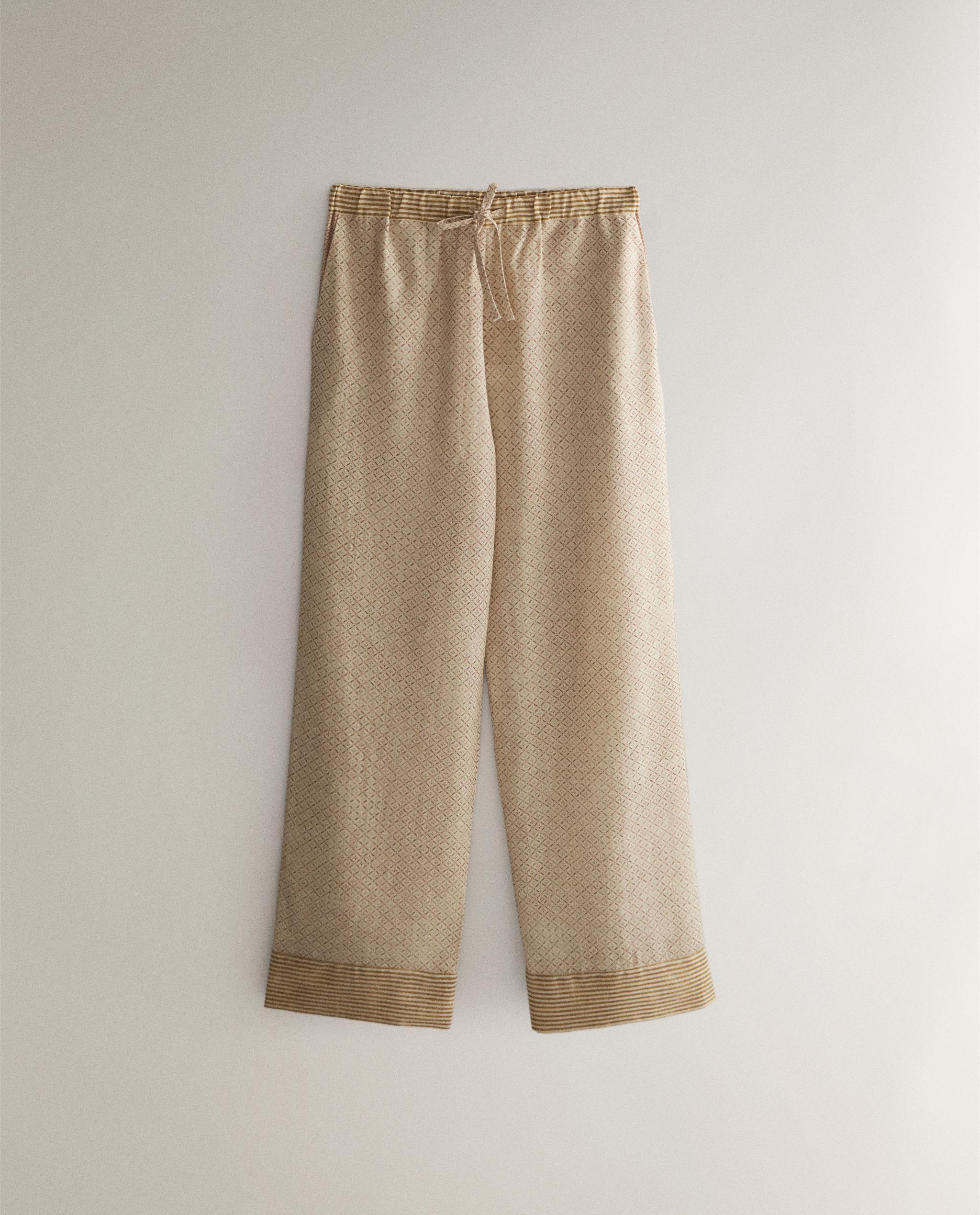 CONTRAST PRINT TROUSERS | KATHARINE POLE product thumbnail 5