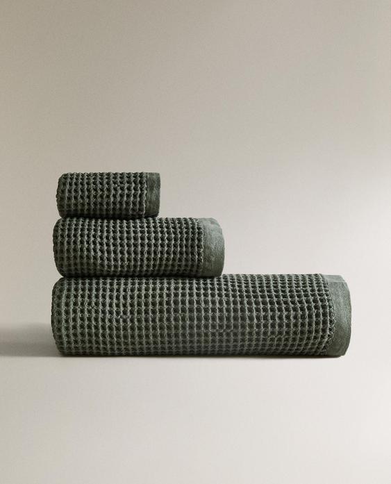 SERVIETTE DE BAIN COTON WAFFLE SERVIETTE DE BAIN COTON WAFFLE